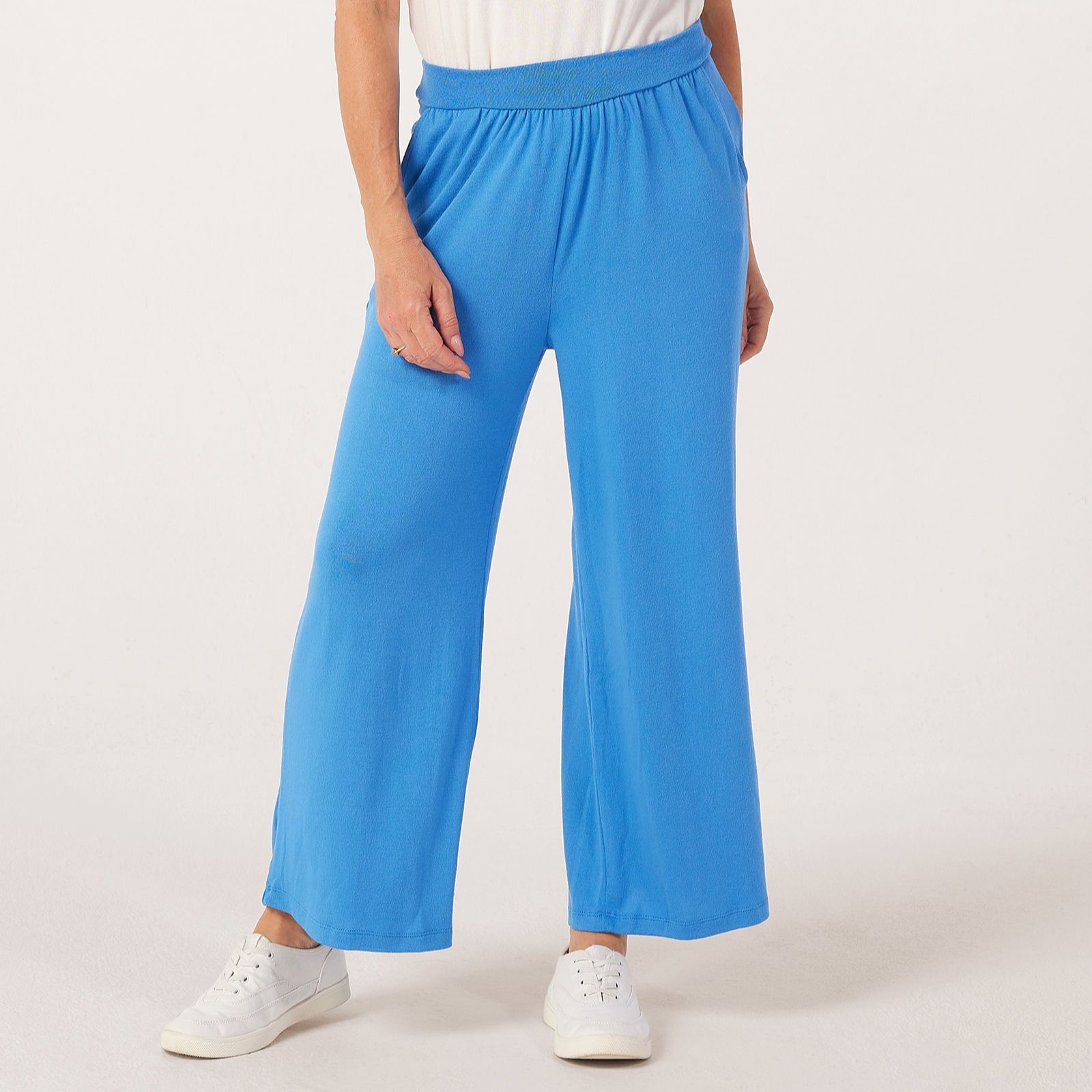 Kim & Co Fine Sweater Knit Ankle Length Riviera Petite Trousers