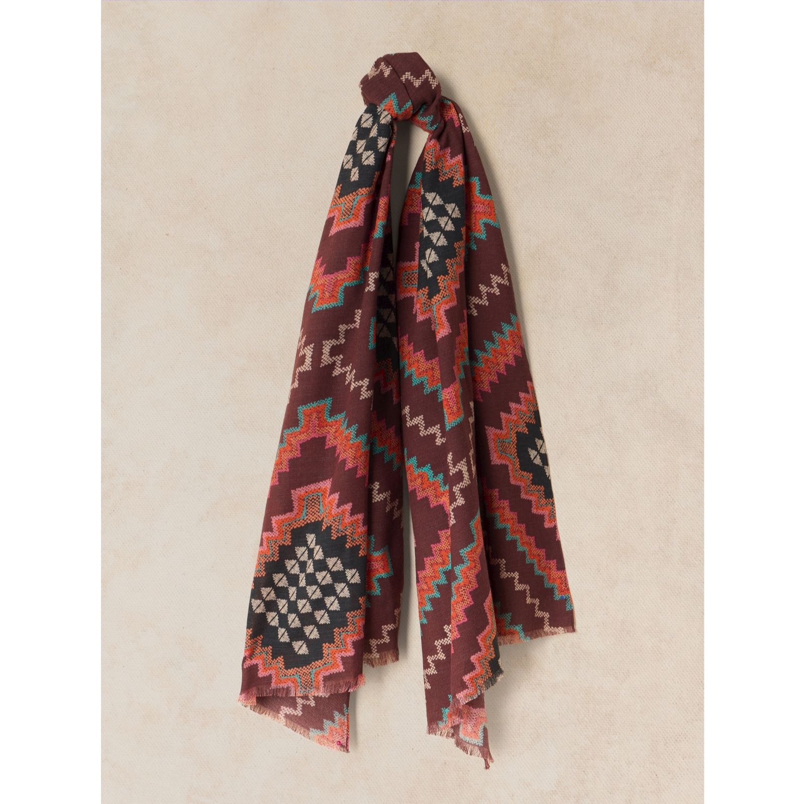 White Stuff Mia Midweight Printed Scarf