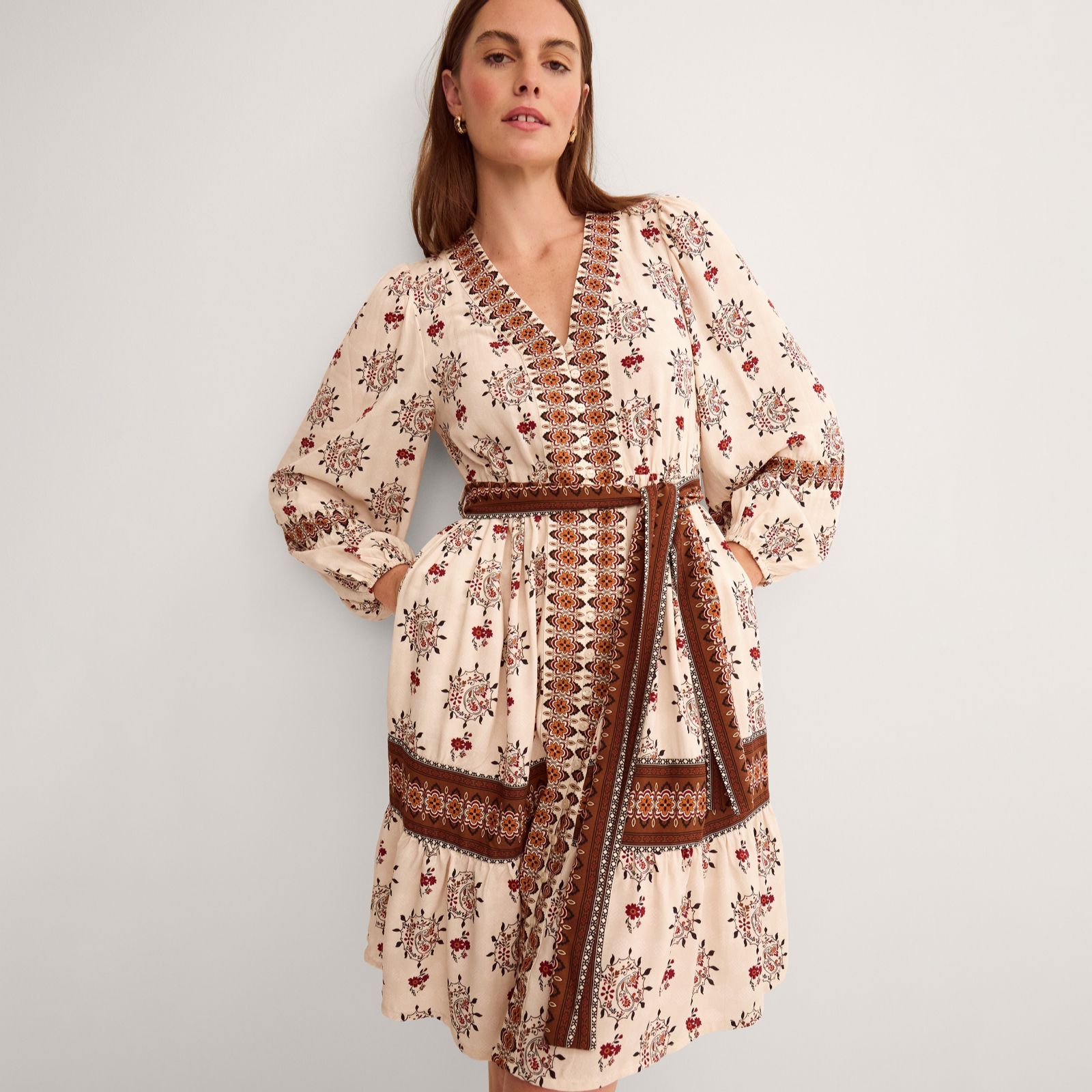 Monsoon Carrie Print Dress