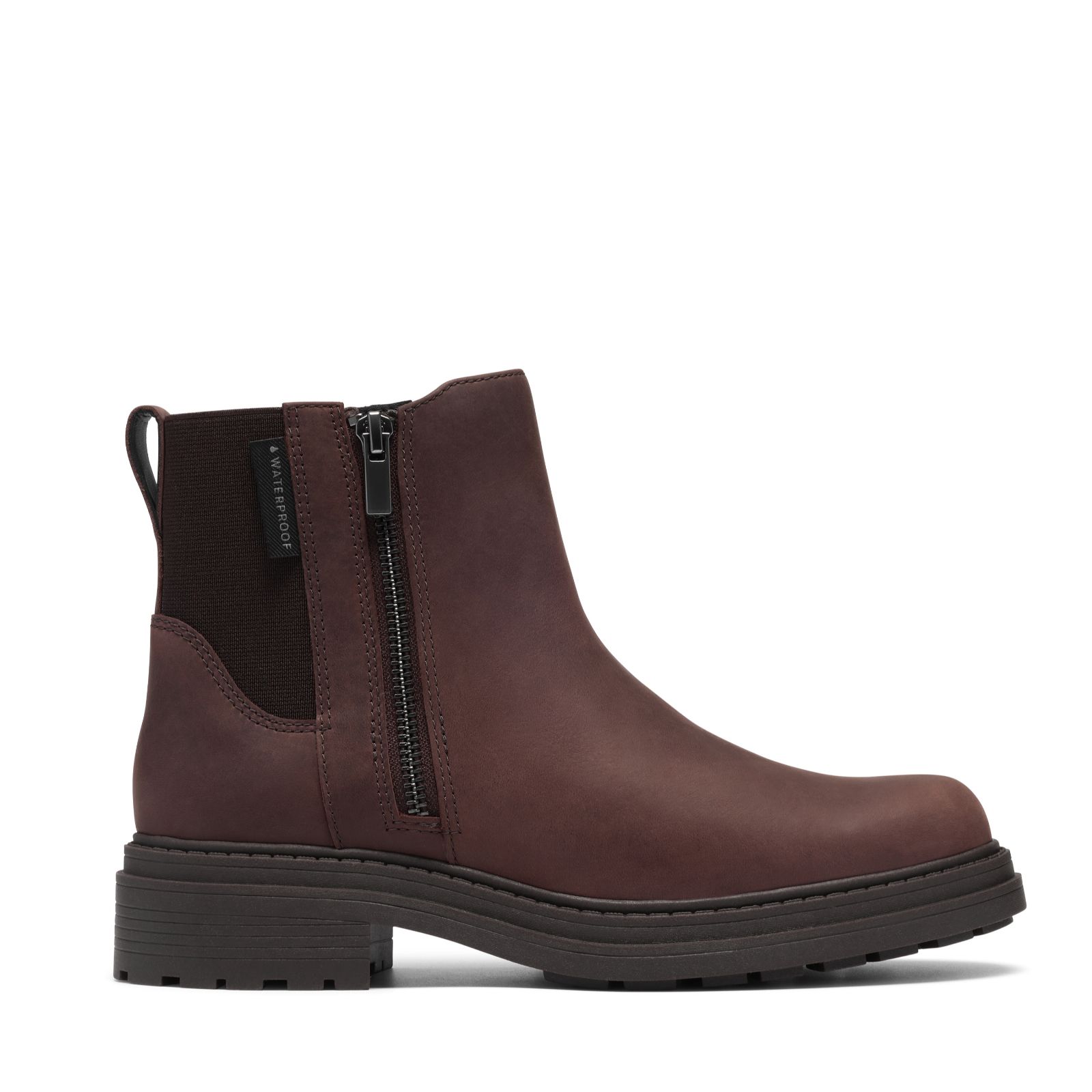 Clarks Wide Fit Orinoco3 Zip Waterproof Boot