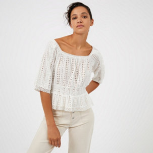 Great Plains Summer Embroidery Top