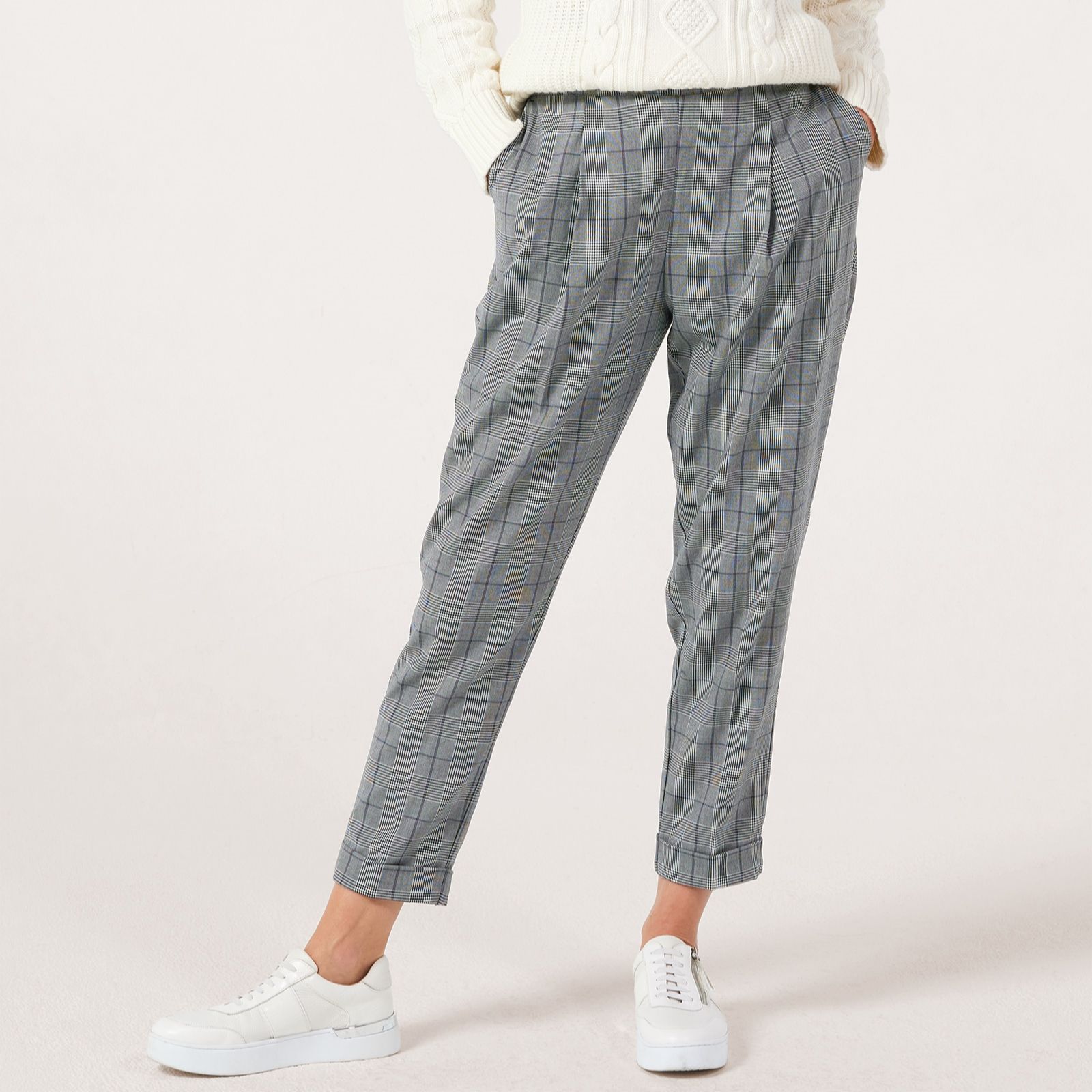 Pantalon Simply Be Taille 12 – Noir/blanc – Volants Sur Le Côté – FL003 – Neuf étiquettes