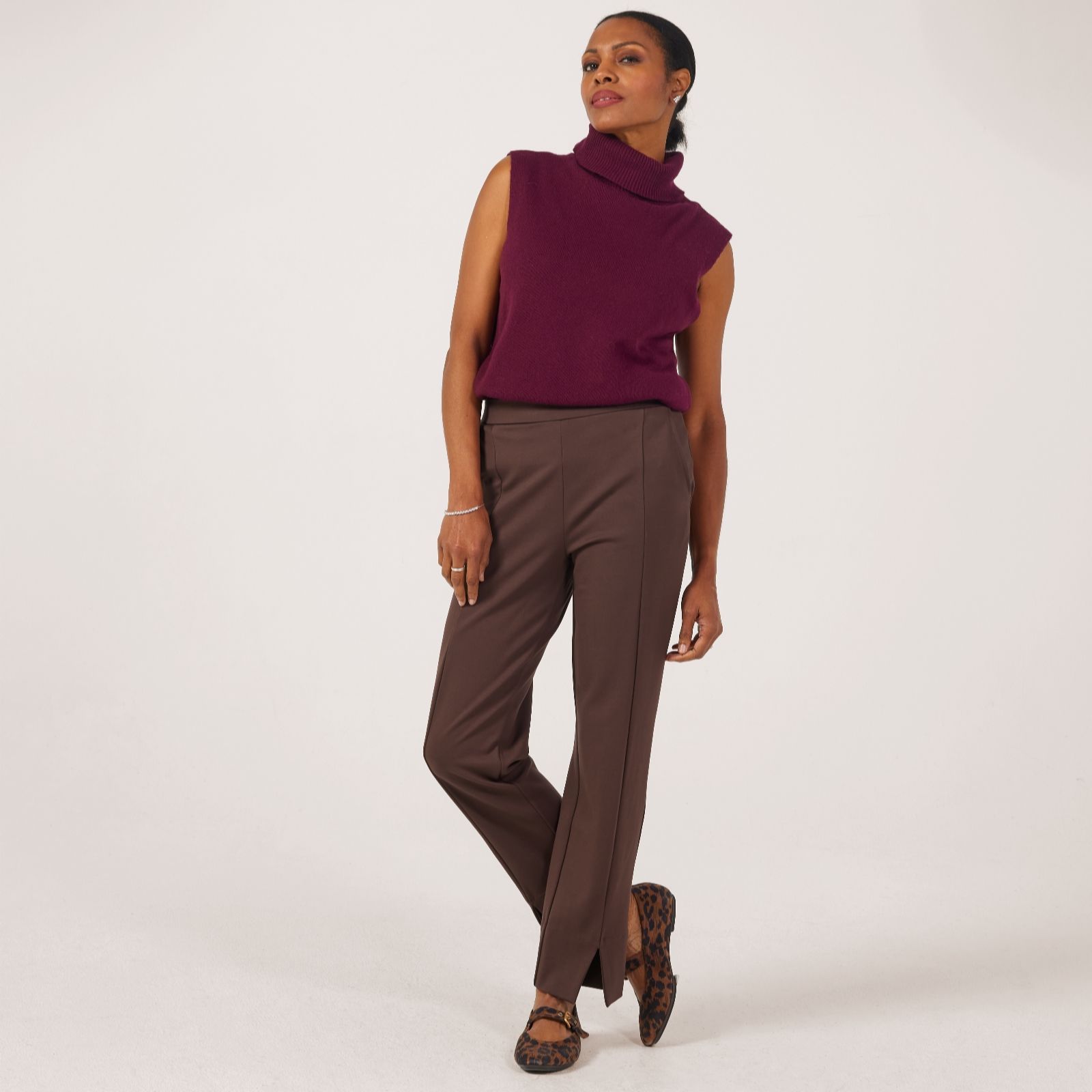 MarlaWynne 360 Stretch Slim Leg Trousers