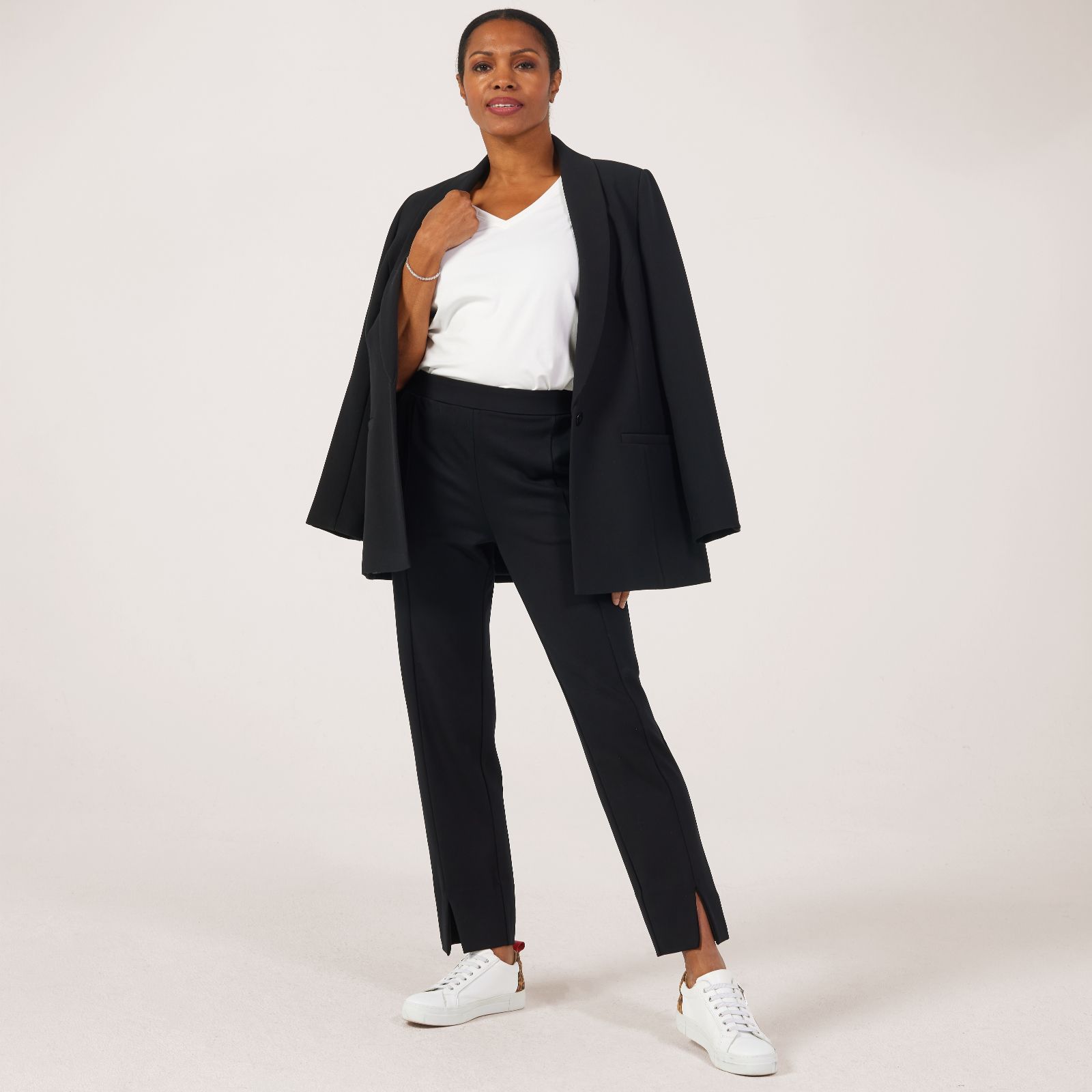 MarlaWynne 360 Stretch Slim Leg Trousers