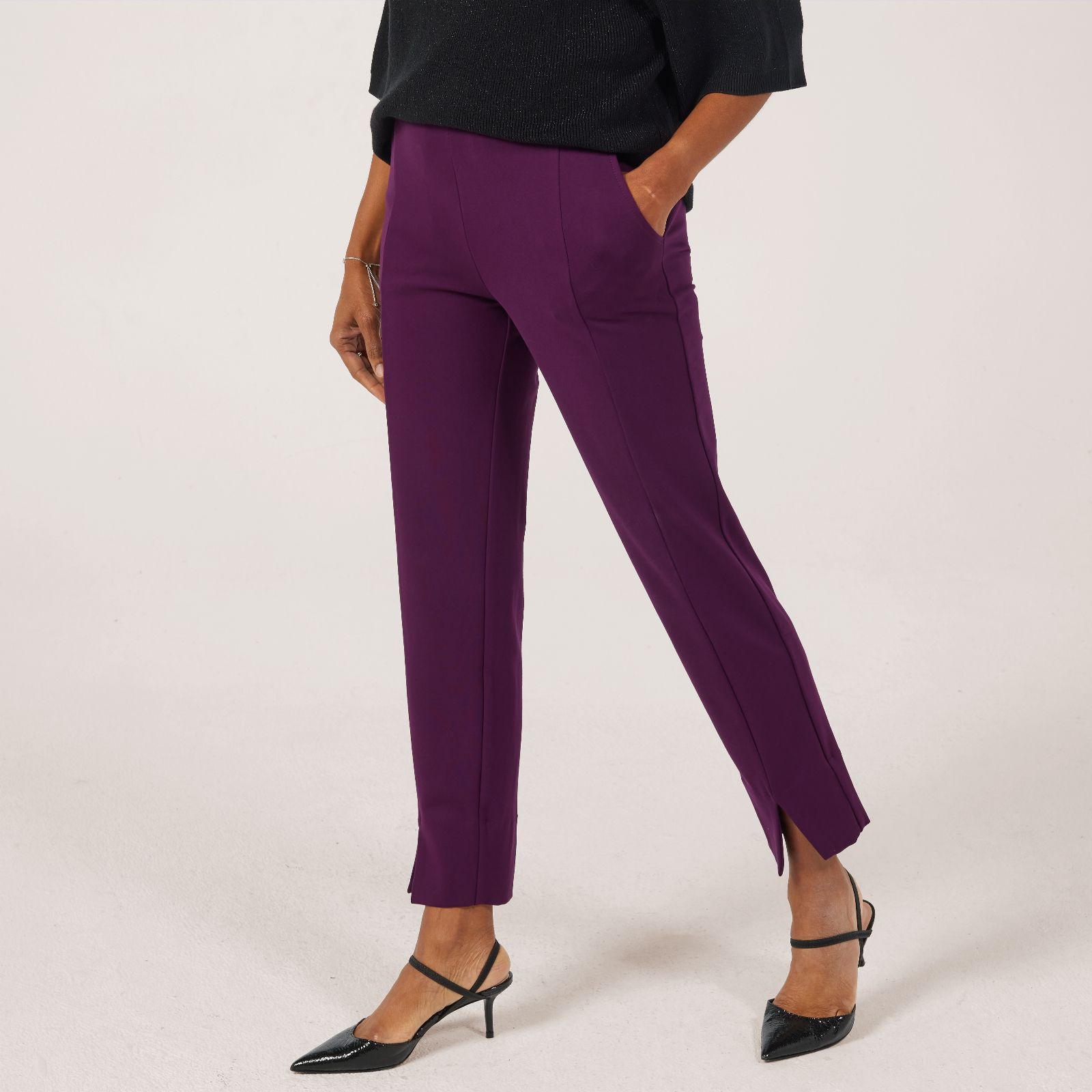 MarlaWynne 360 Stretch Slim Leg Trousers