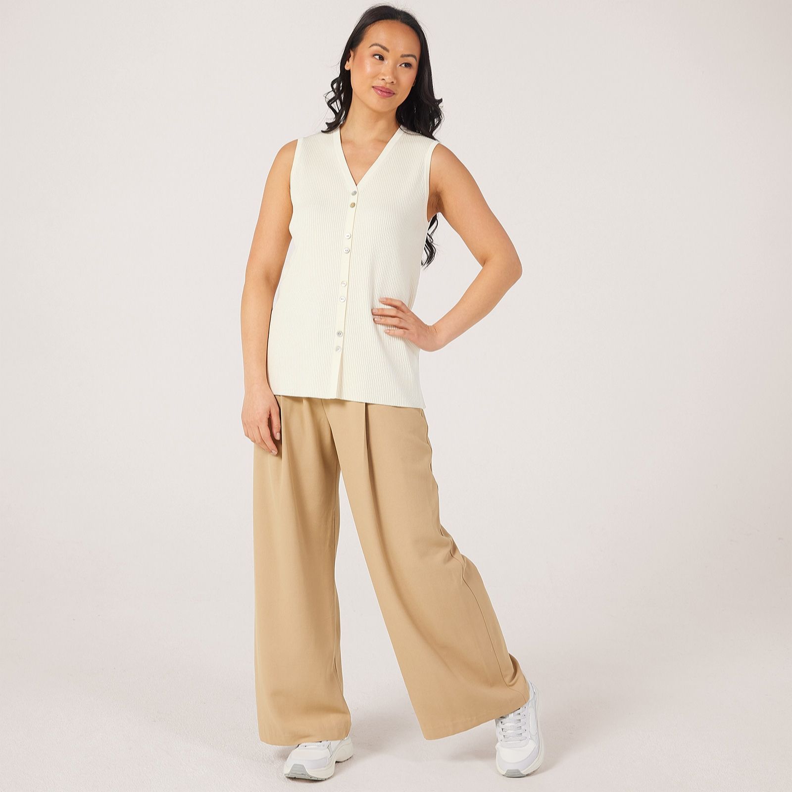 MarlaWynne Collection Sweater Knit Waistcoat