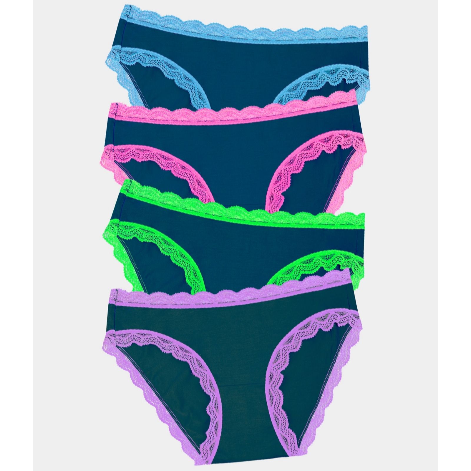  Stripe and Stare Neon Knicker Box
