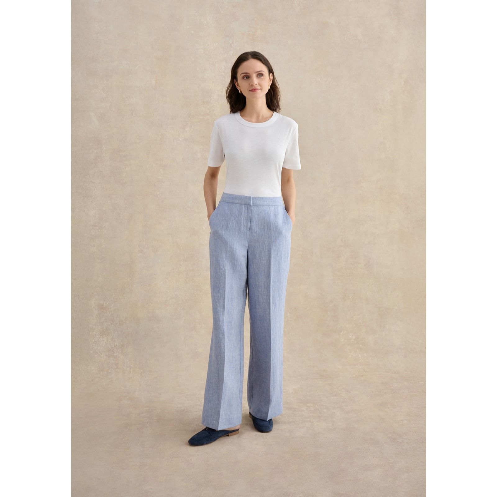 Hobbs London Estella Linen Trouser