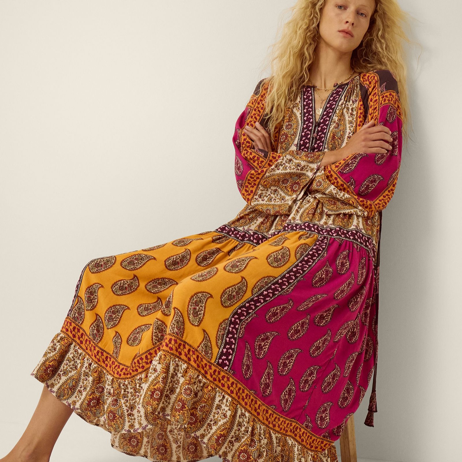 Monsoon Magdalena Print Dress