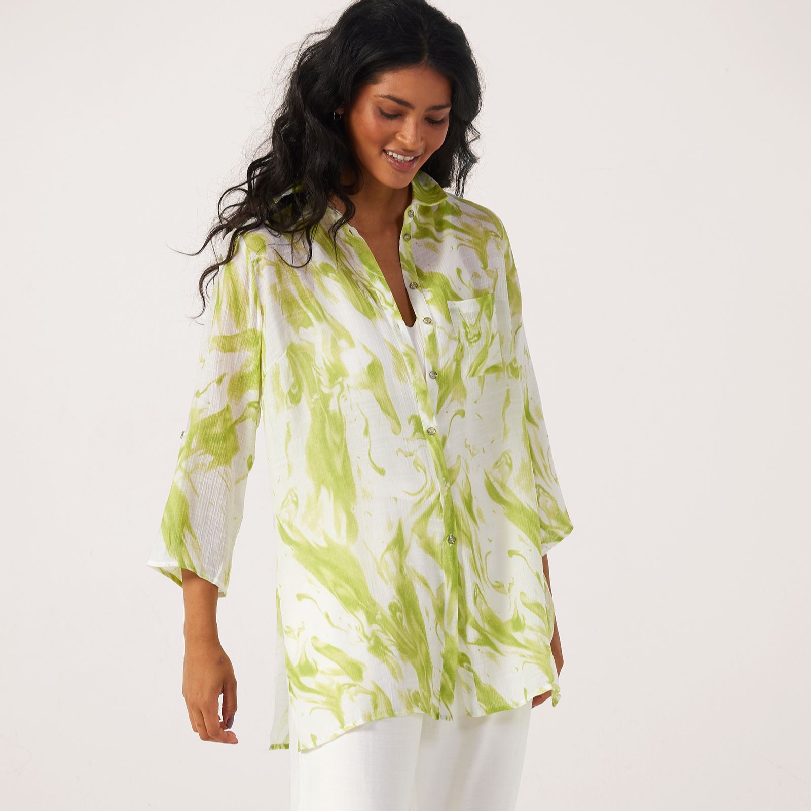 Frank Usher Printed Woven Shirt