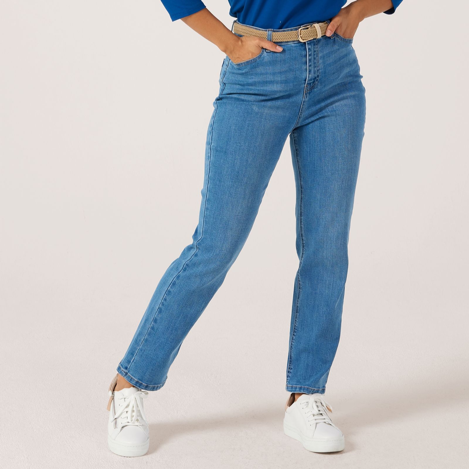 Ruth Langsford Classic Wash Straight Leg Jeans Petite