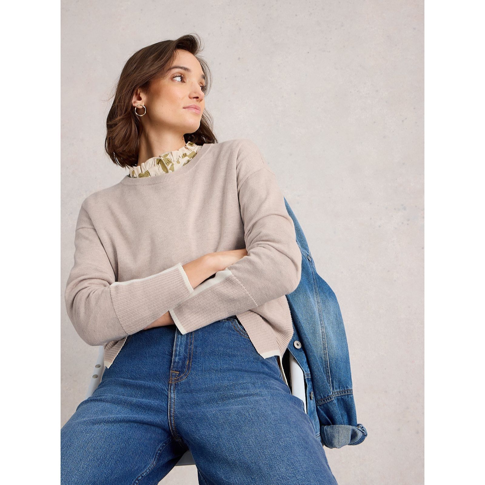 White Stuff Olive Jumper