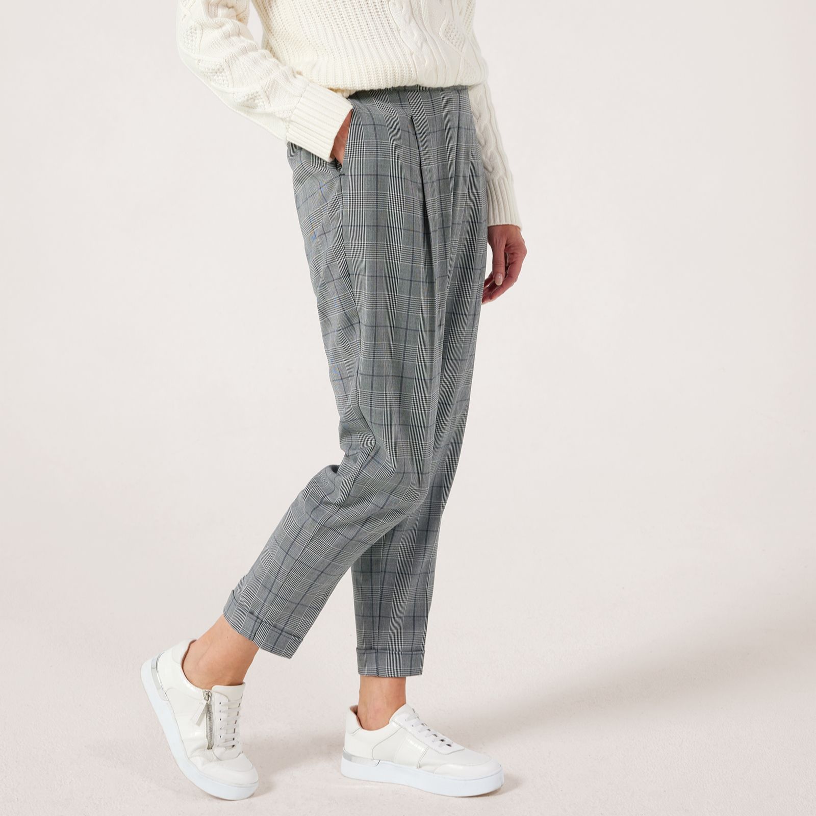 Ruth Langsford Puppy Tooth Tapered Trousers Tall