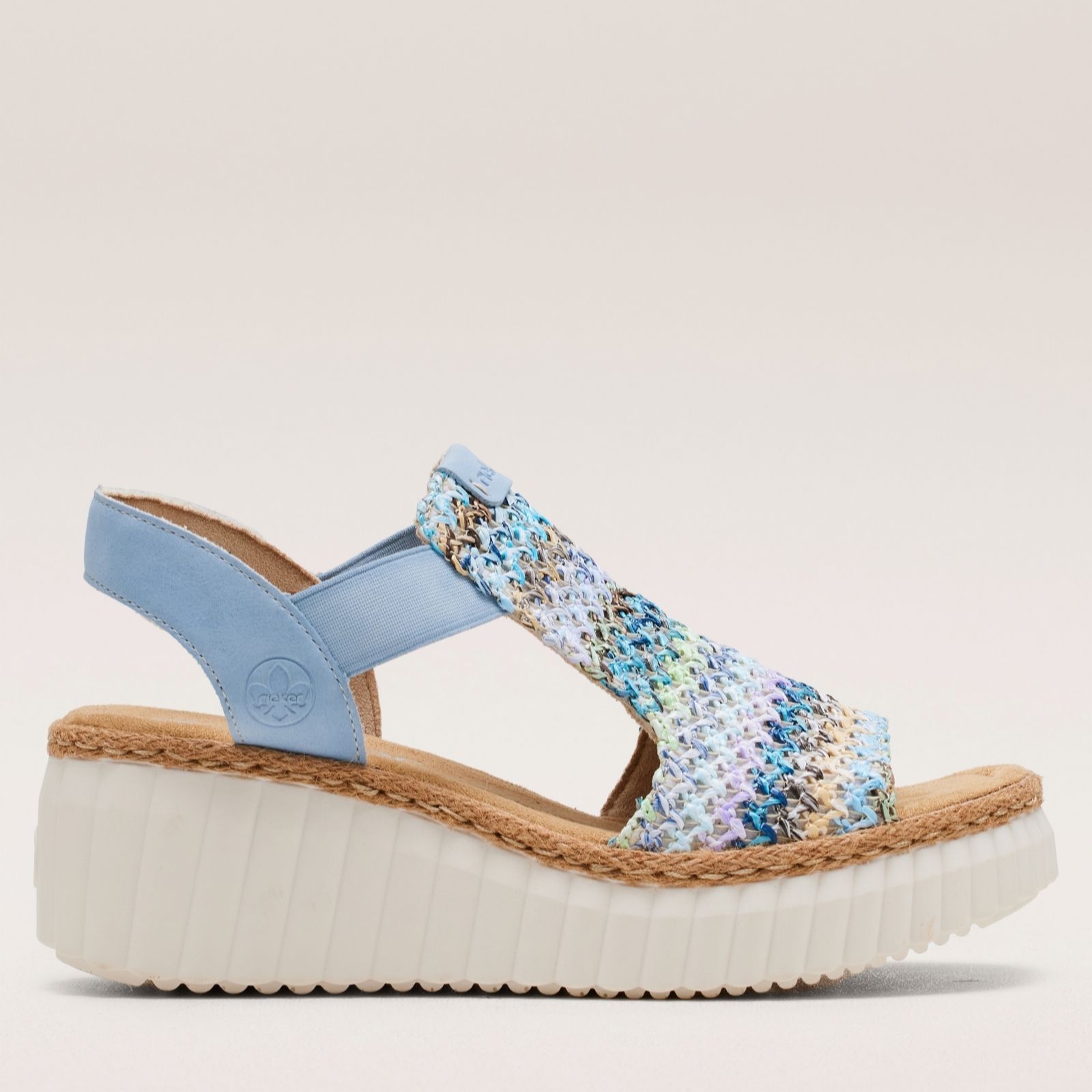 Outlet Rieker Woven Wedge Sandal