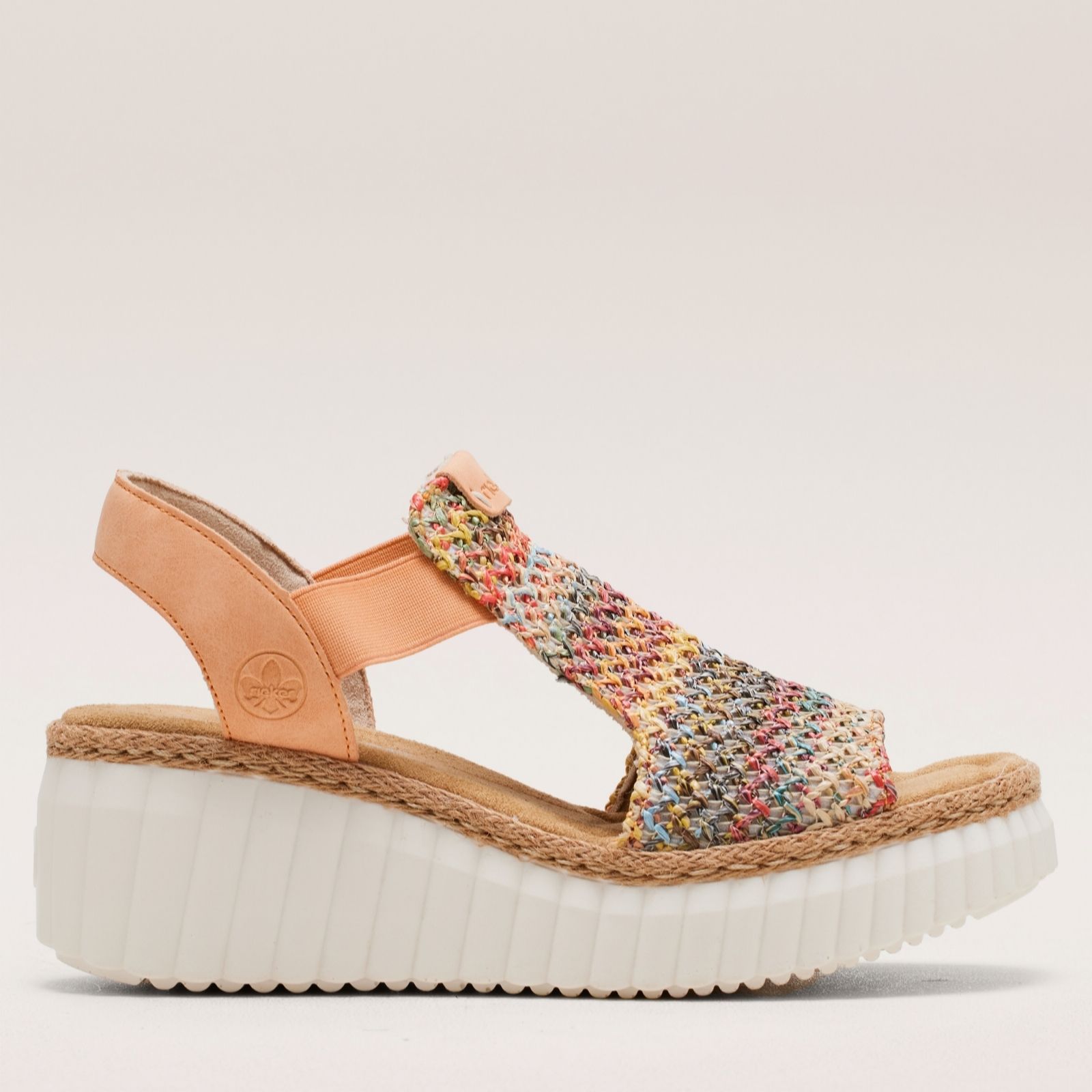 Outlet Rieker Woven Wedge Sandal