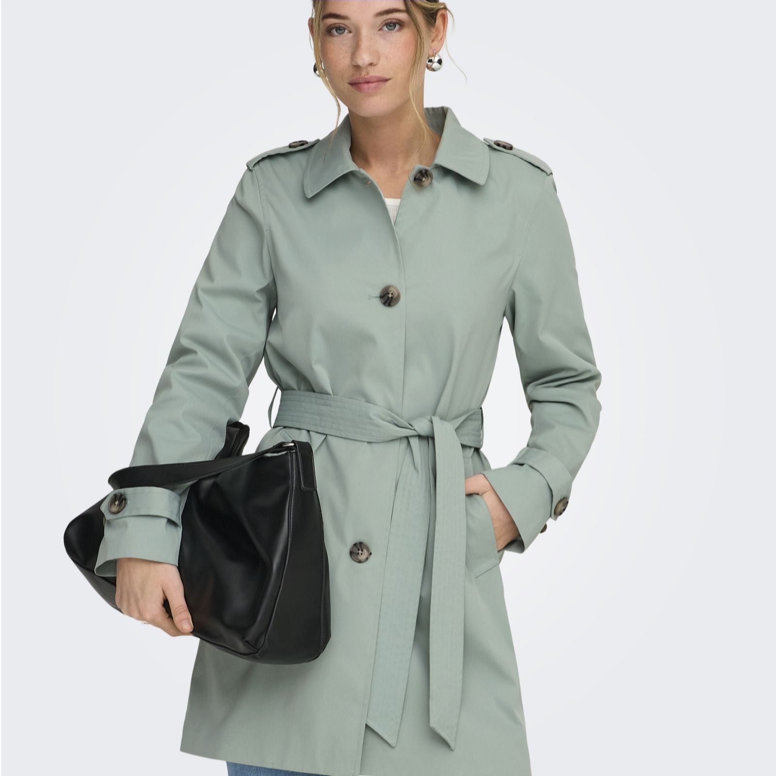 Only Disa Mid Length Trench Coat