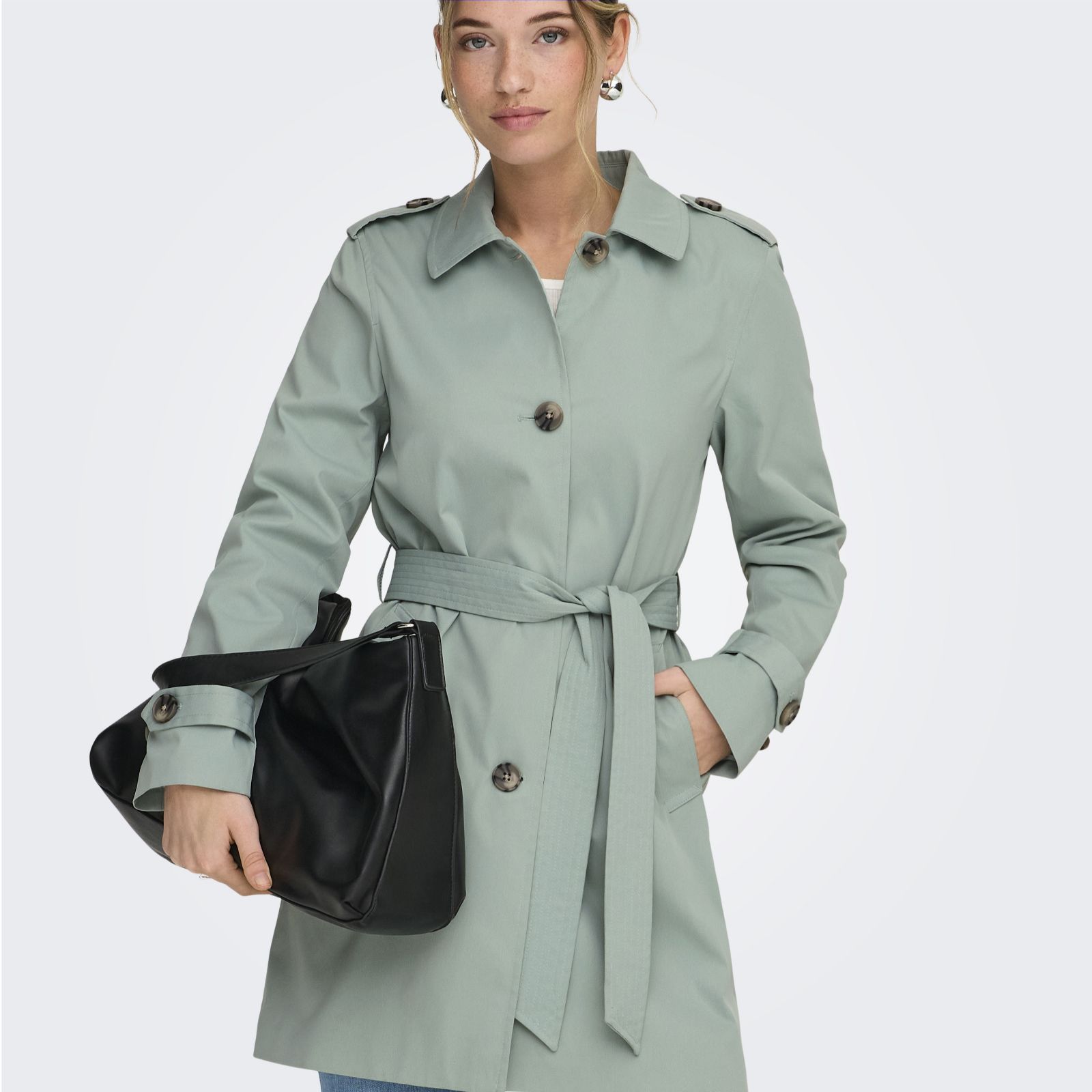 Only Disa Mid Length Trench Coat