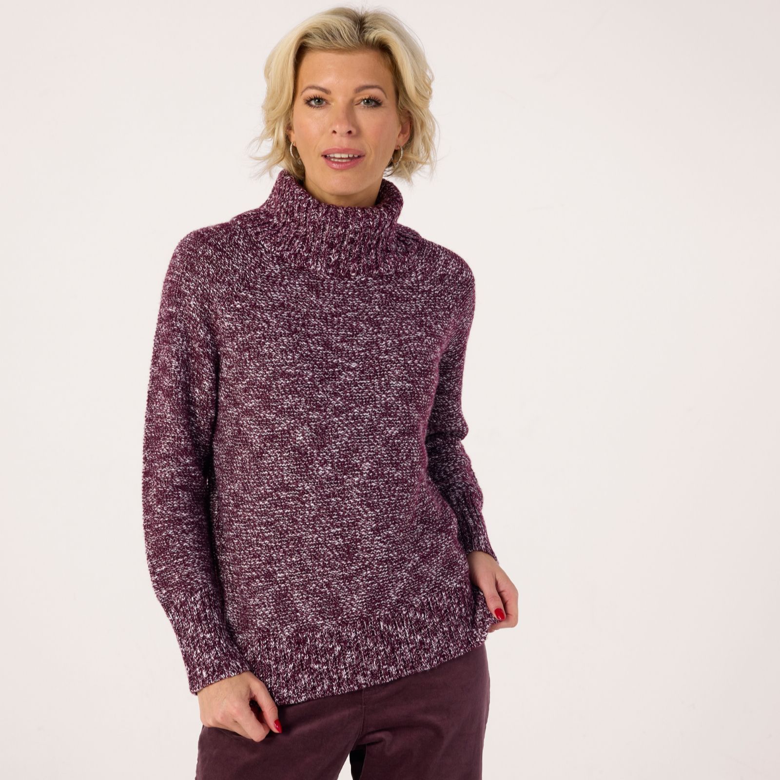 Ruth Langsford Marled Roll Neck Jumper
