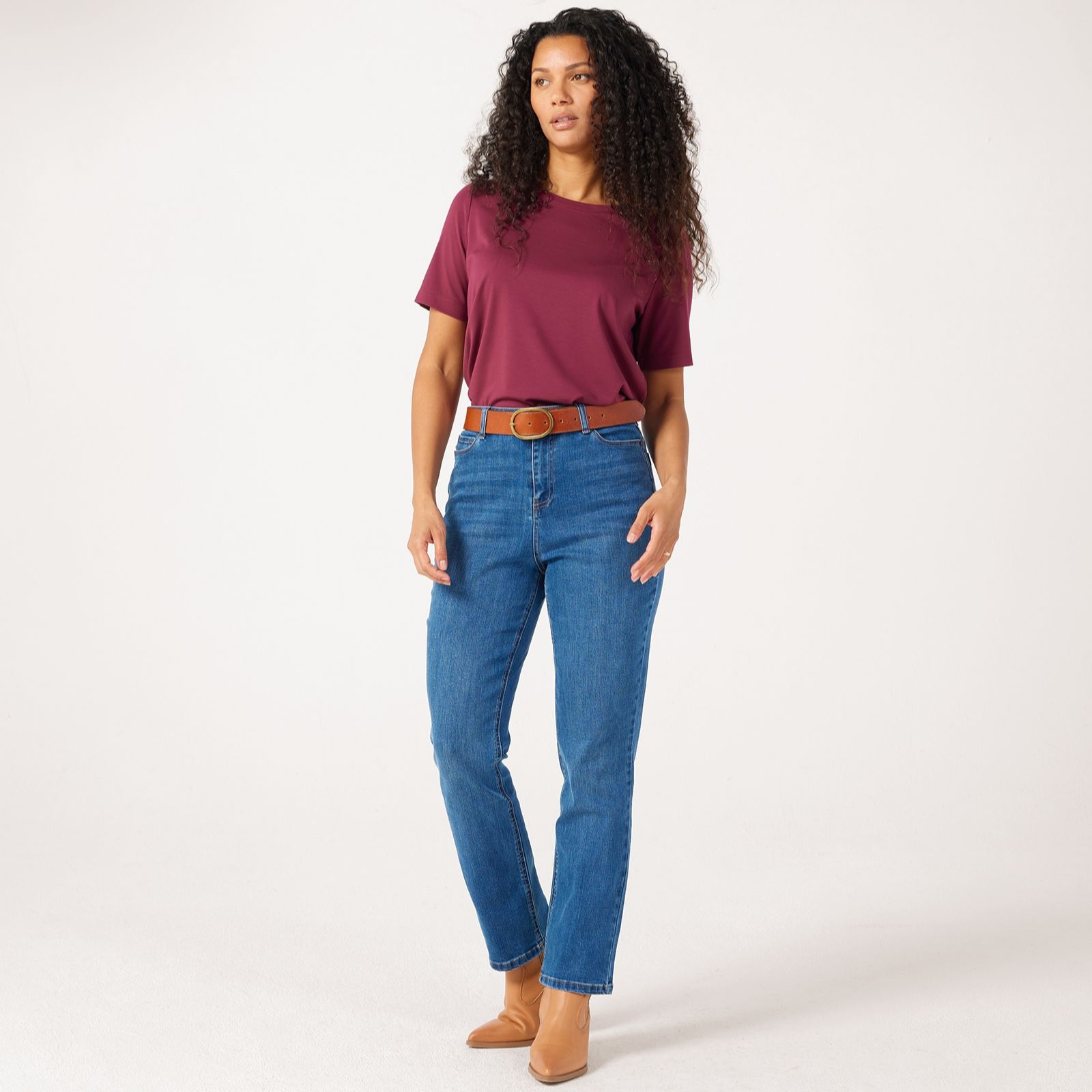 Ruth Langsford Classic Wash Straight Leg Jeans Standard