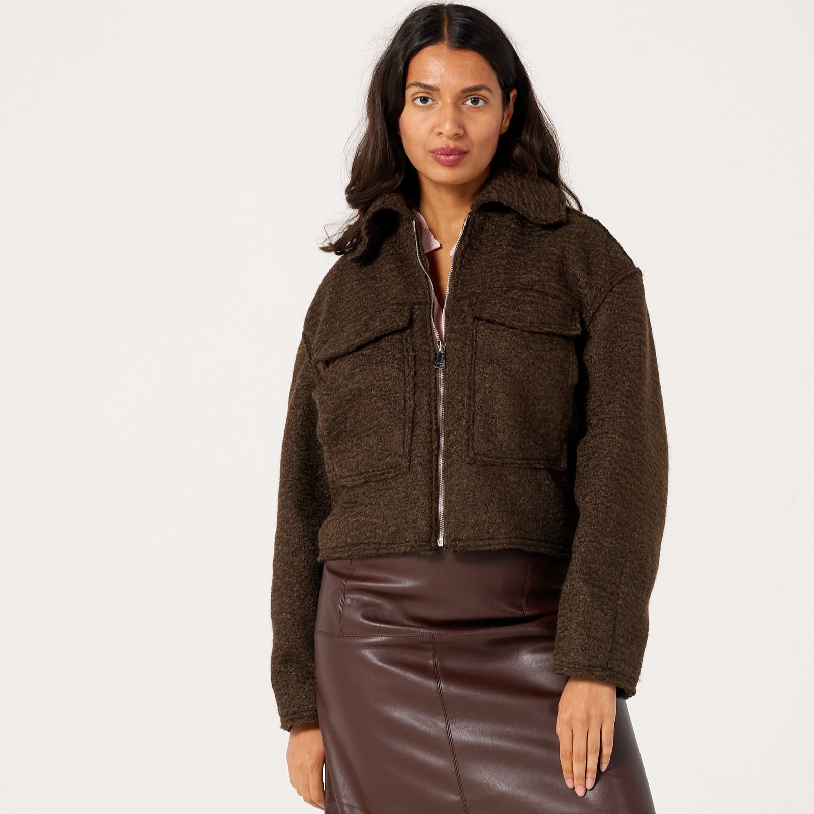 Izabel London Collared Short Jacket