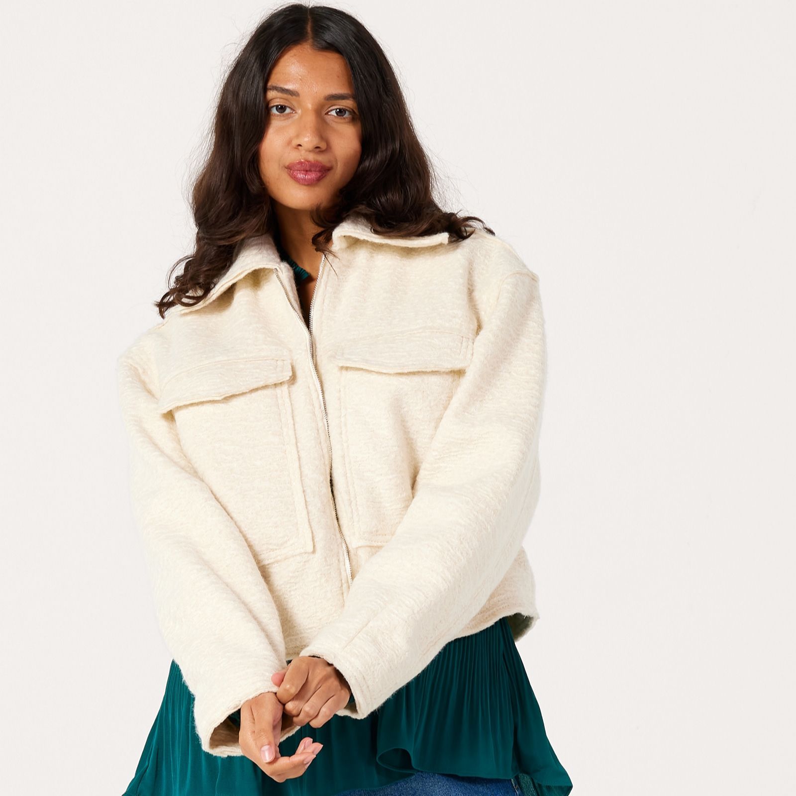 Izabel London Collared Short Jacket