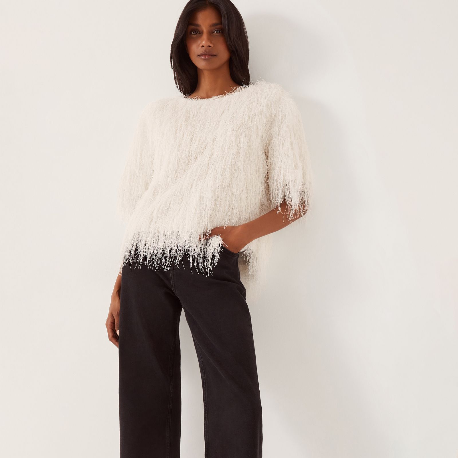 Monsoon Tori Tassel Top