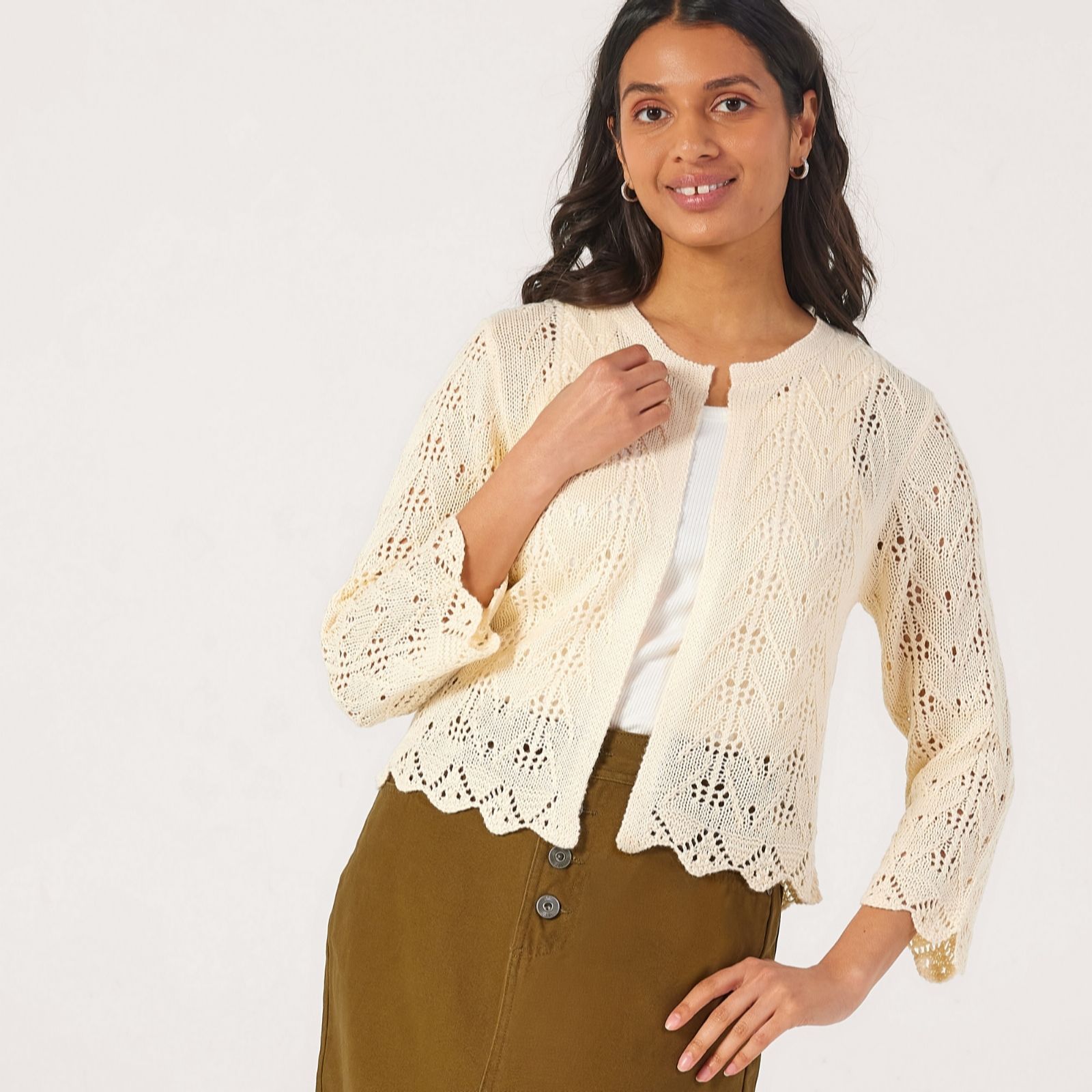 JDY Susi 3/4 Sleeve Knitted Cardigan