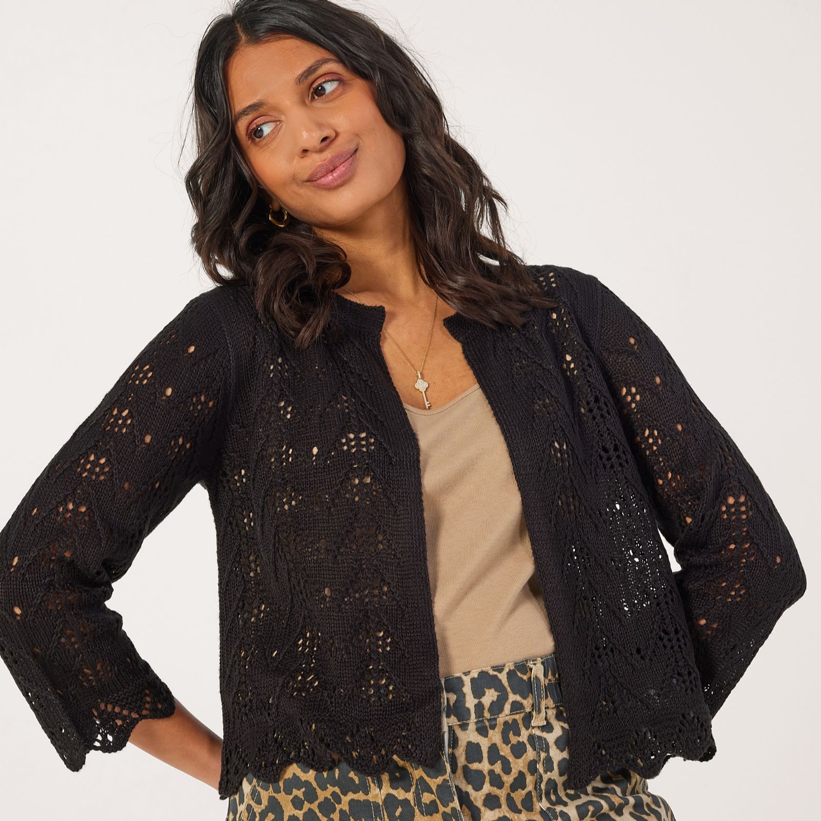 JDY Susi 3/4 Sleeve Knitted Cardigan