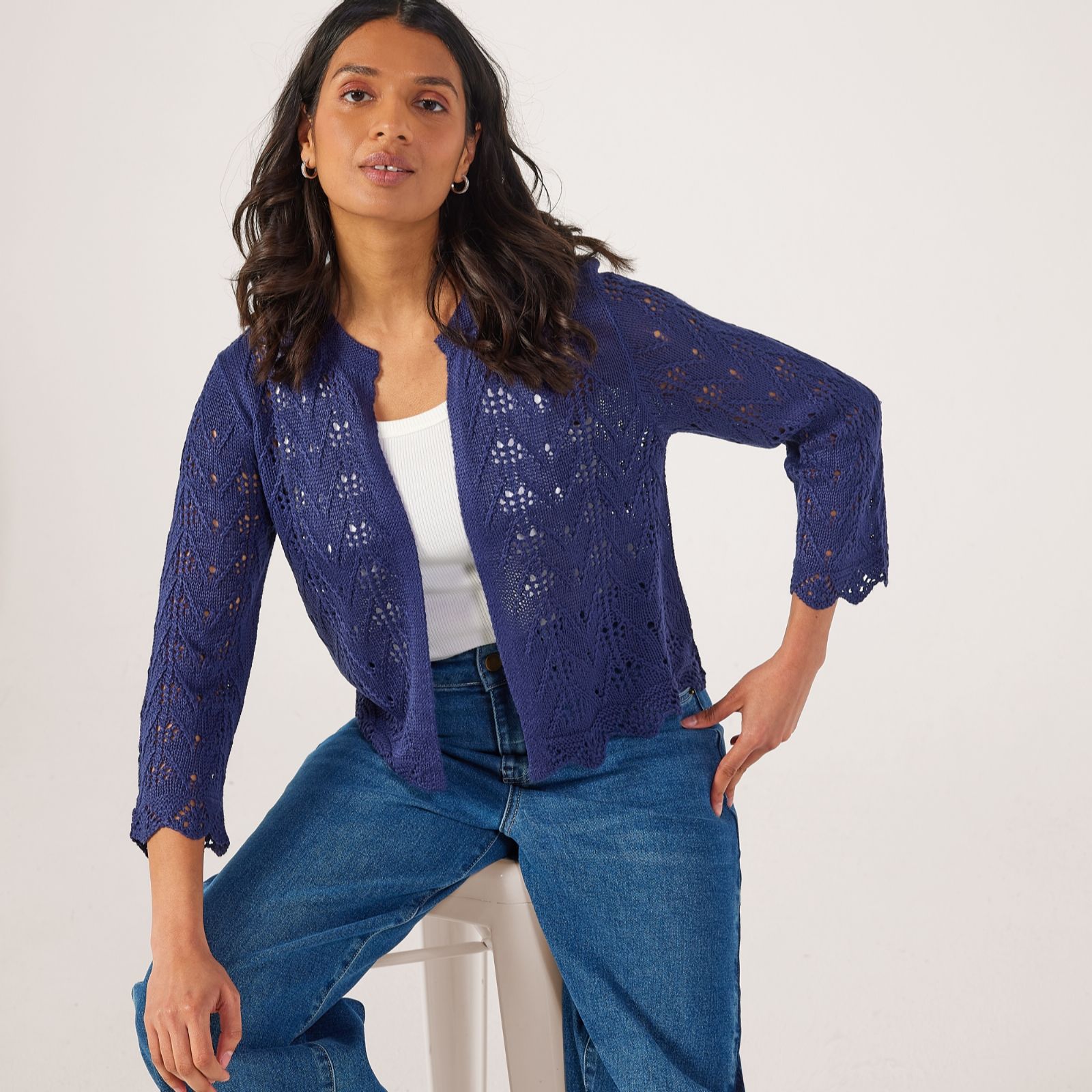 JDY Susi 3/4 Sleeve Knitted Cardigan