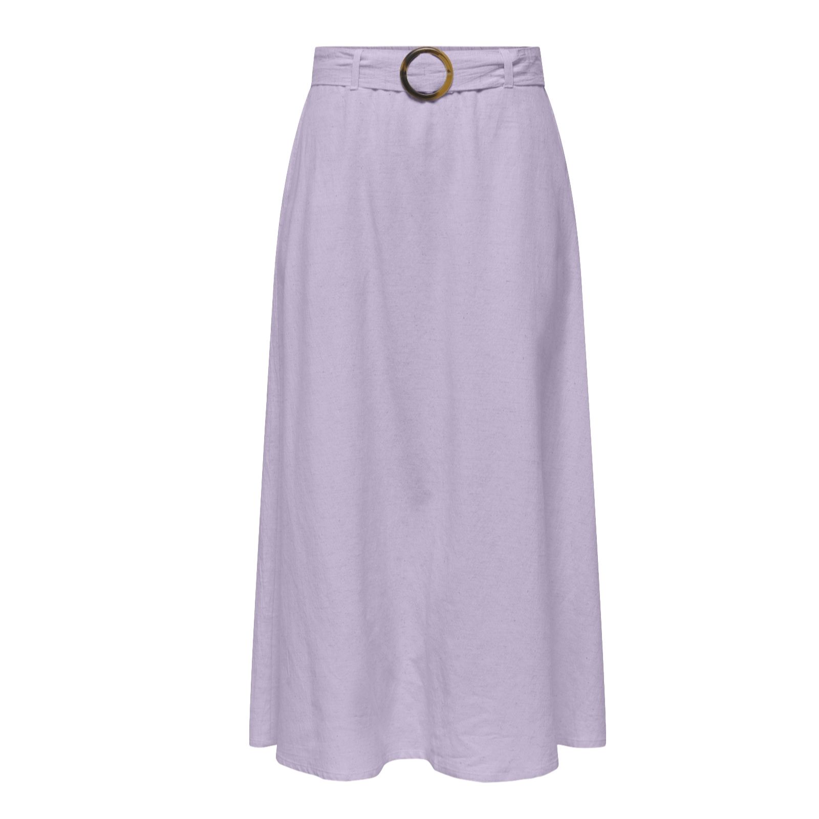 JDY Milan Linen Blend Belted Skirt