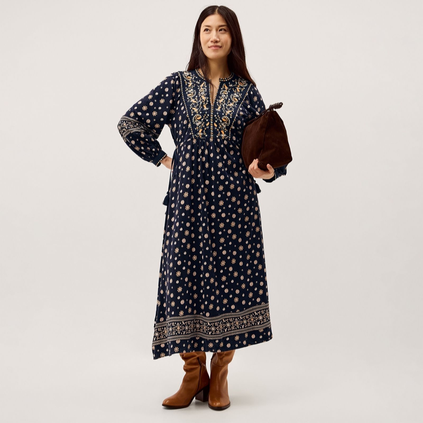 Monsoon Bonny Print Jersey Dress