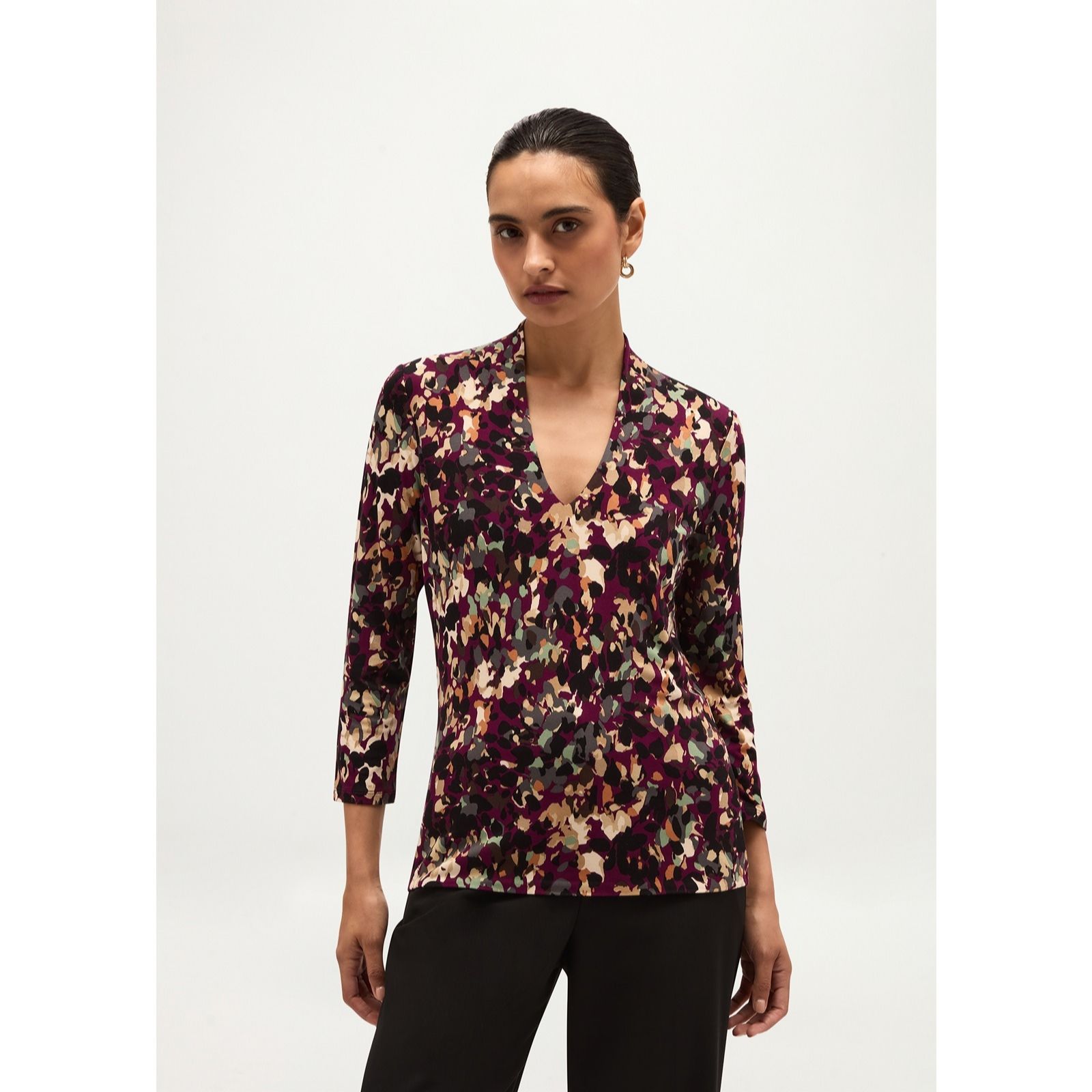 Hobbs London Printed Aimee Top