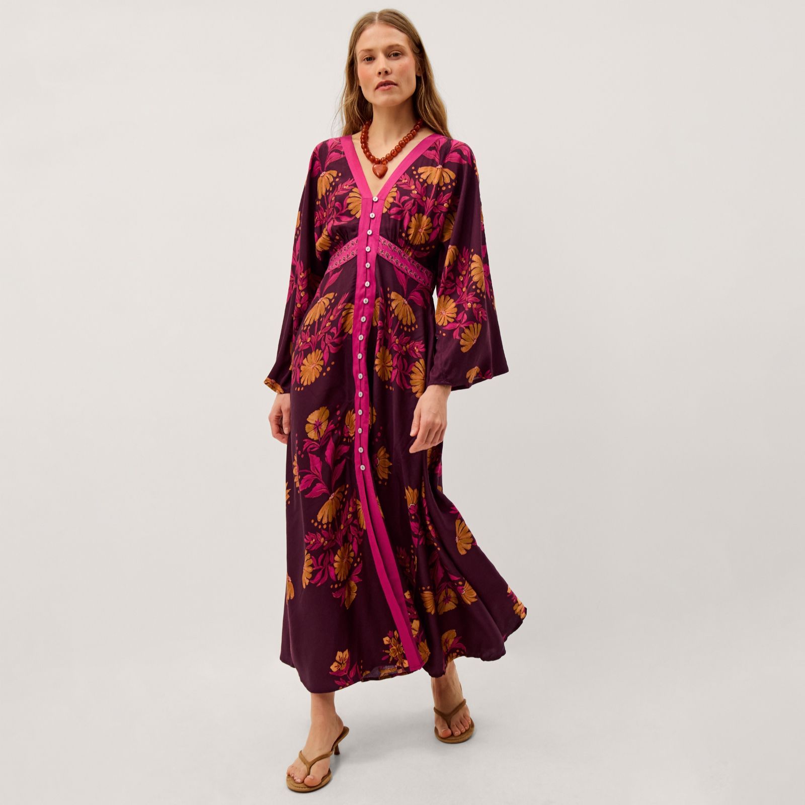 Monsoon Koa Print Dress