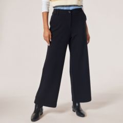 Ben de Lisi Stretch Twill Wide Leg Trouser Petite