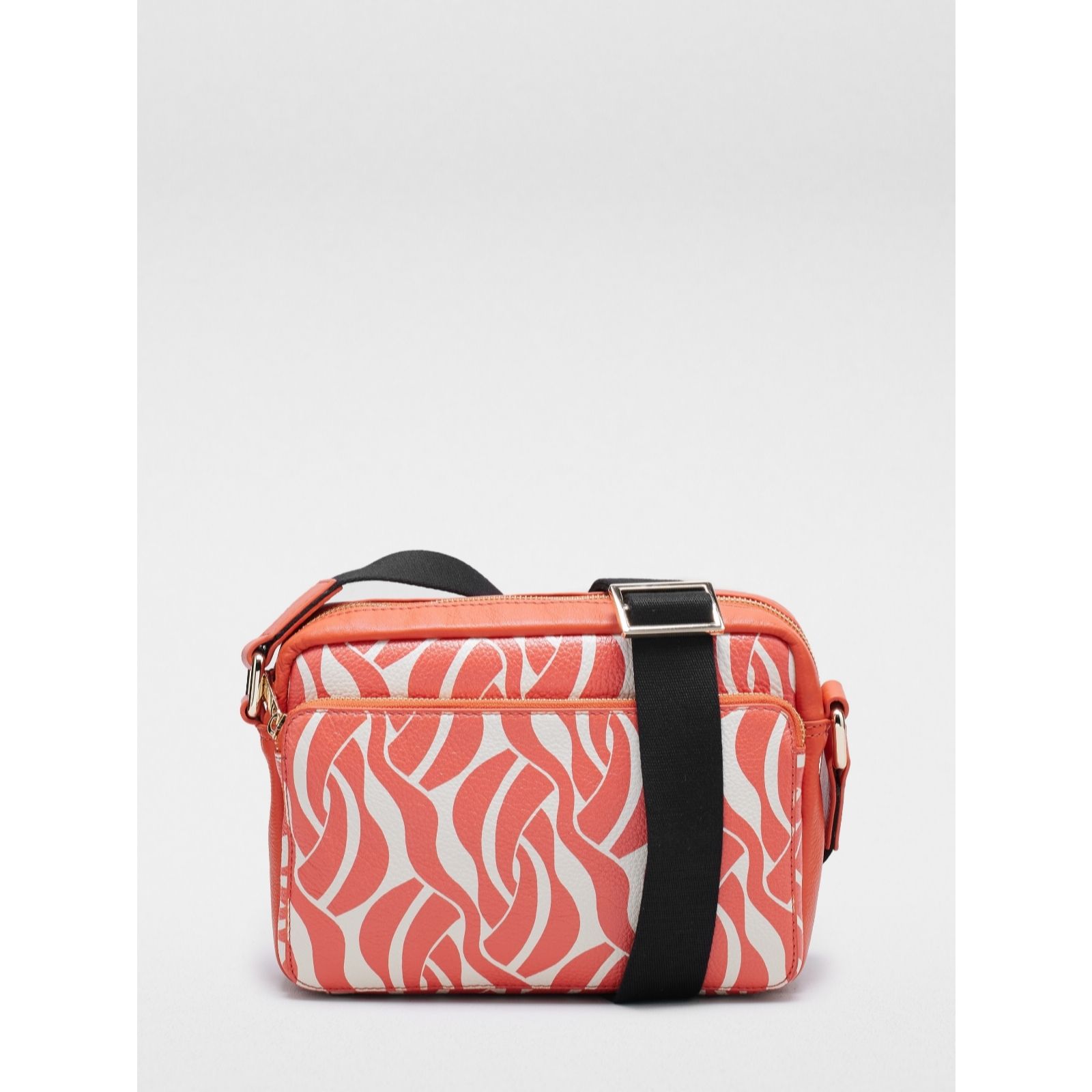 Outlet Ben de Lisi Printed Leather Camera Bag