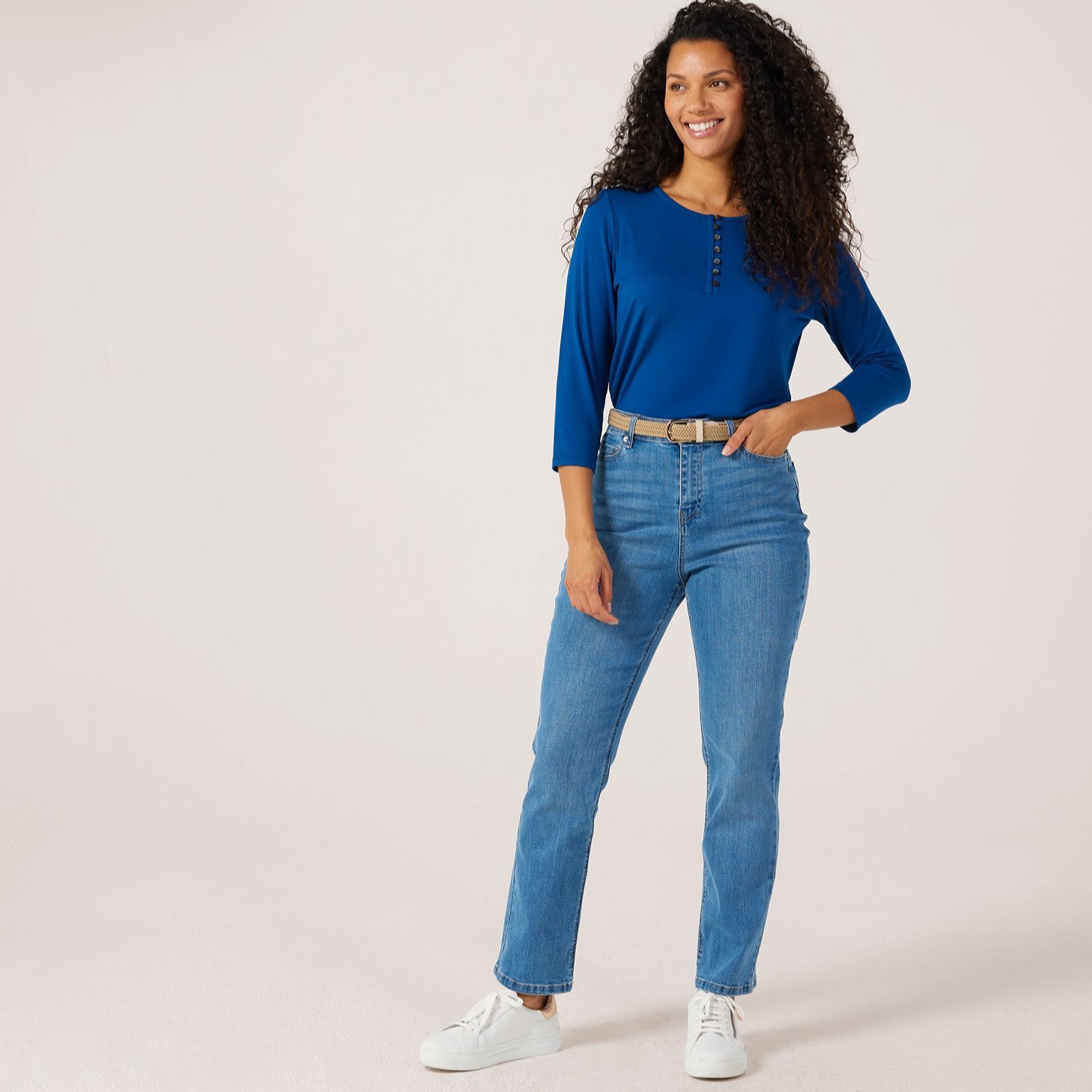 Ruth Langsford Classic Wash Straight Leg Jeans Tall
