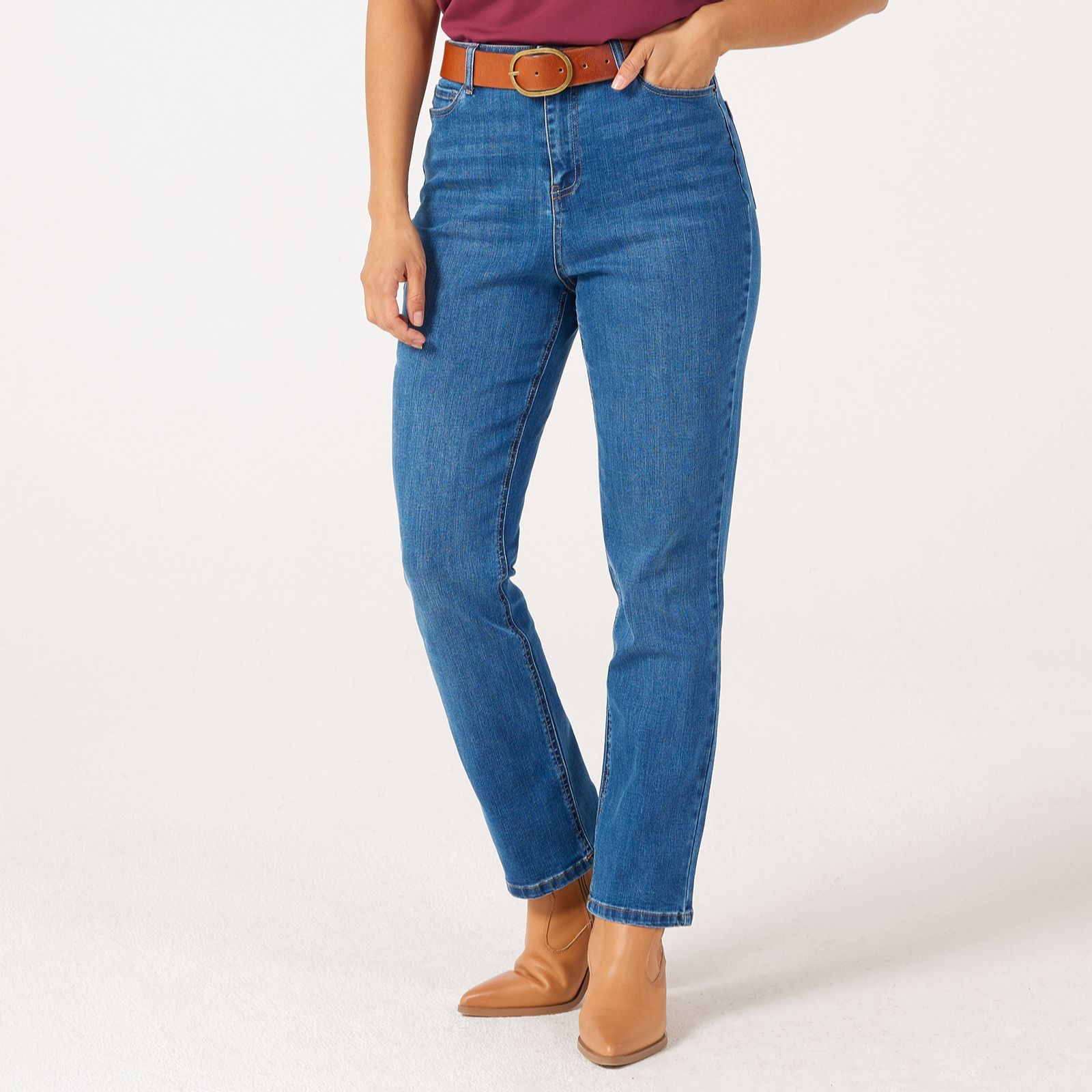 Ruth Langsford Classic Wash Straight Leg Jeans Tall