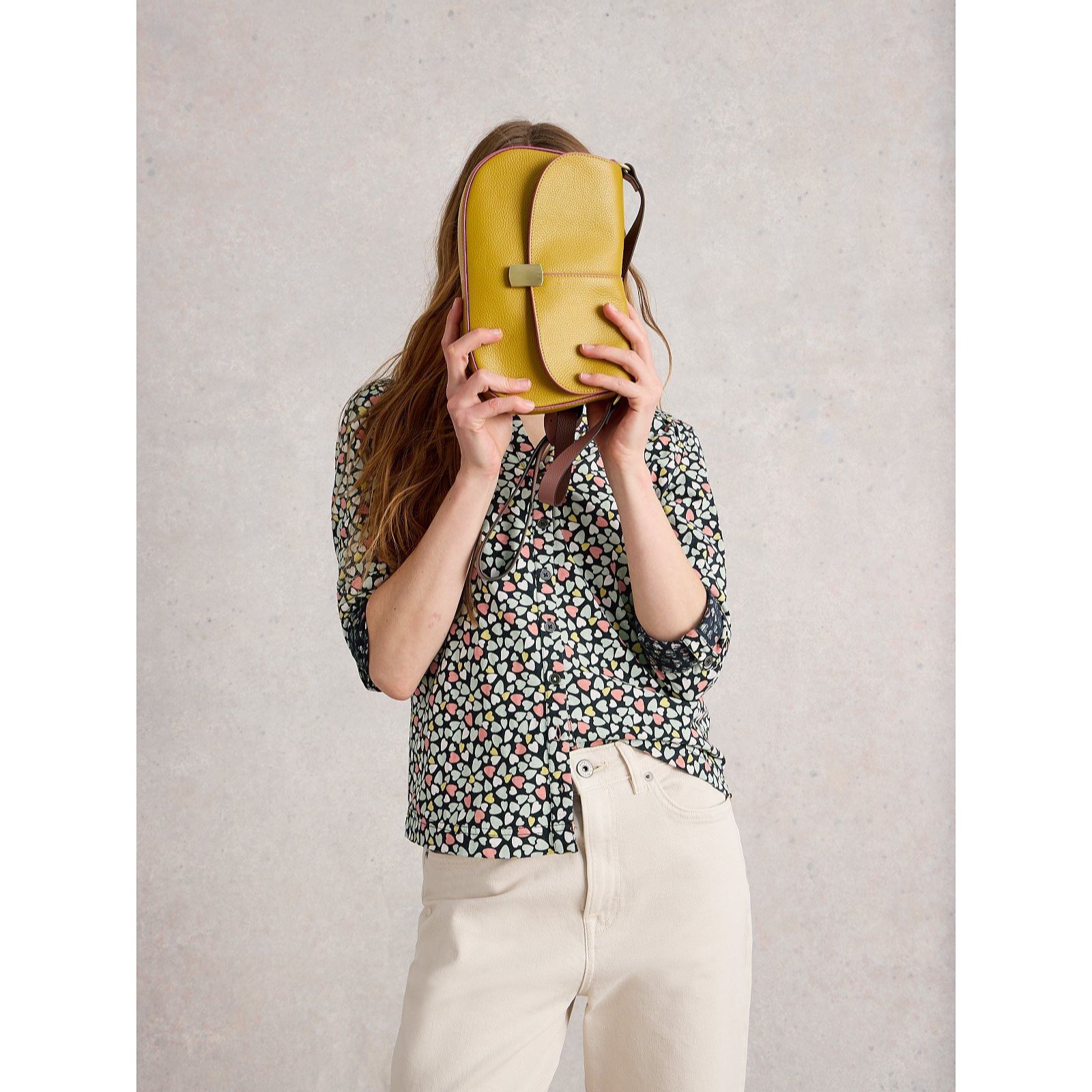 White Stuff Annie Printed Jersey Shirt