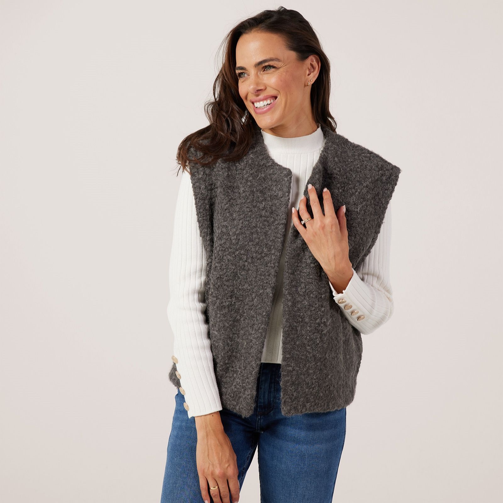 Only Mila Boucle Waistcoat