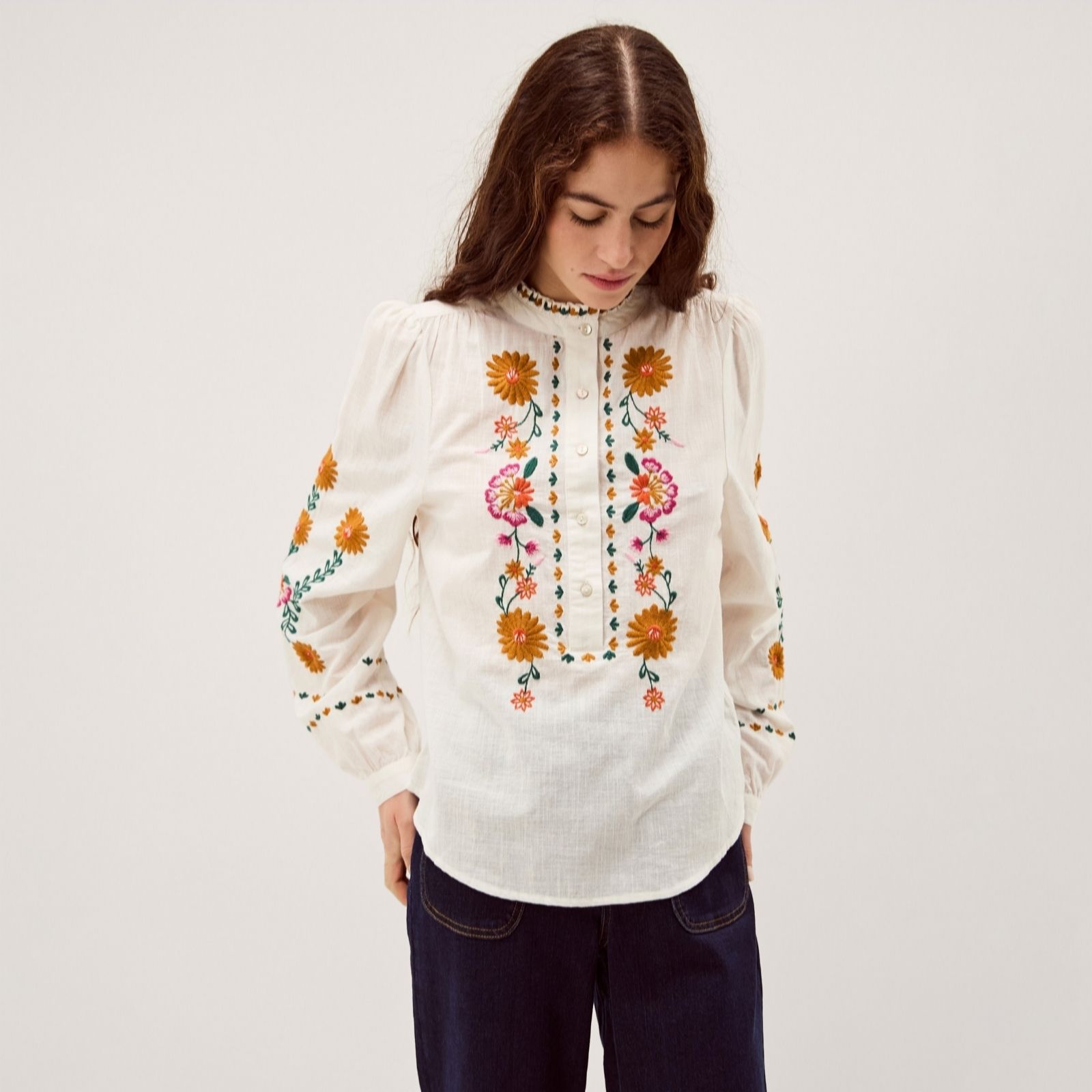 Monsoon Emmy Embroidered Top
