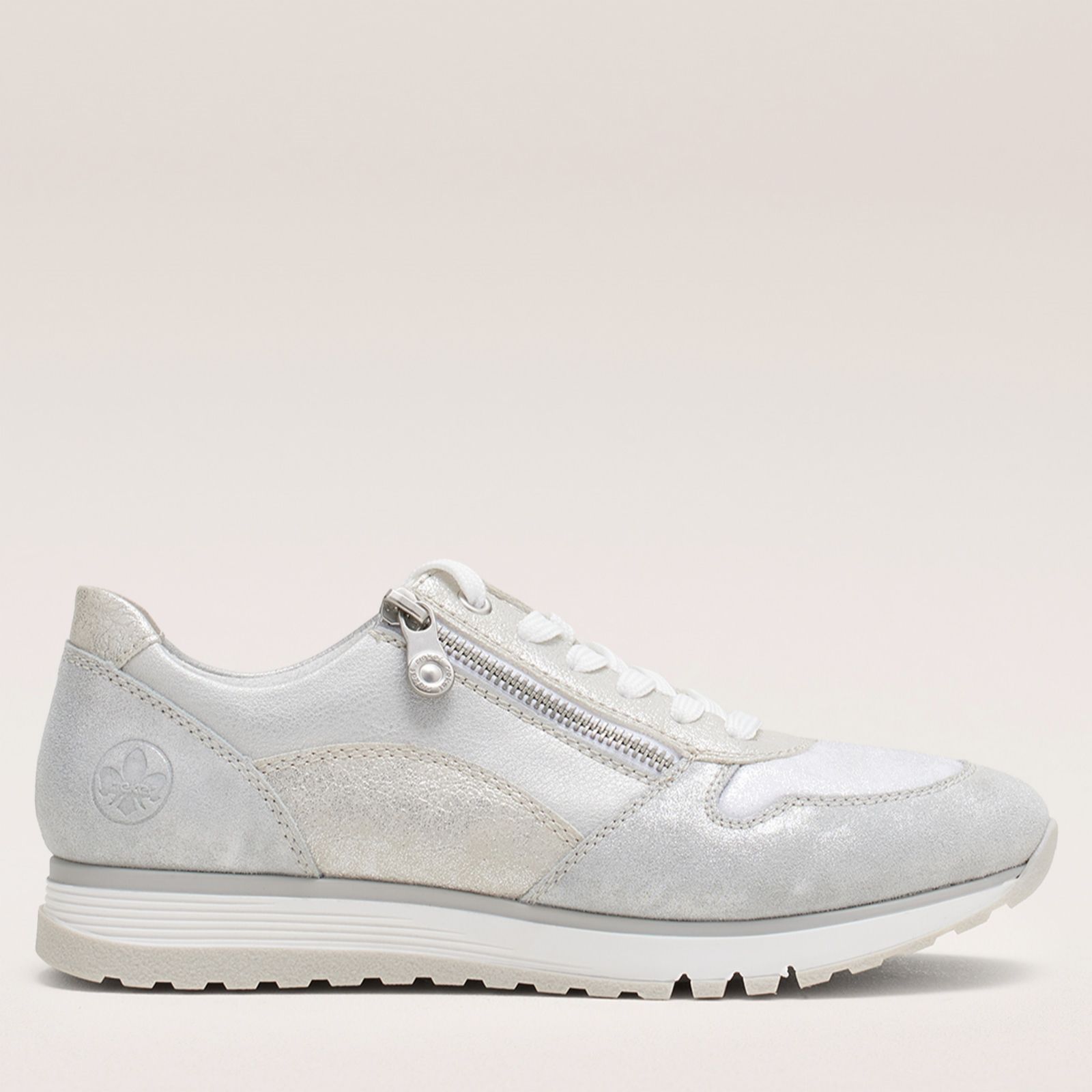 Outlet Rieker Zip Suede Trainer