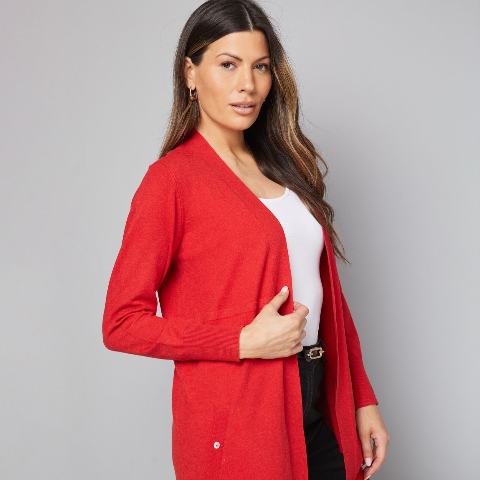 Wallis Longline Seam Cardigan