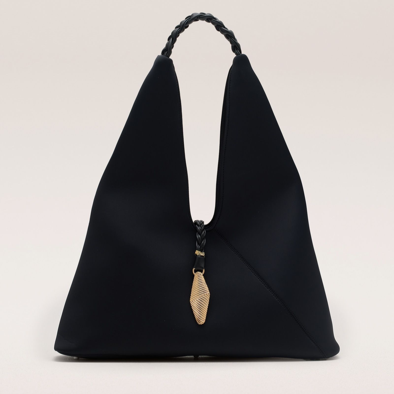 MarlaWynne Braided Handle Hobo Large Bag