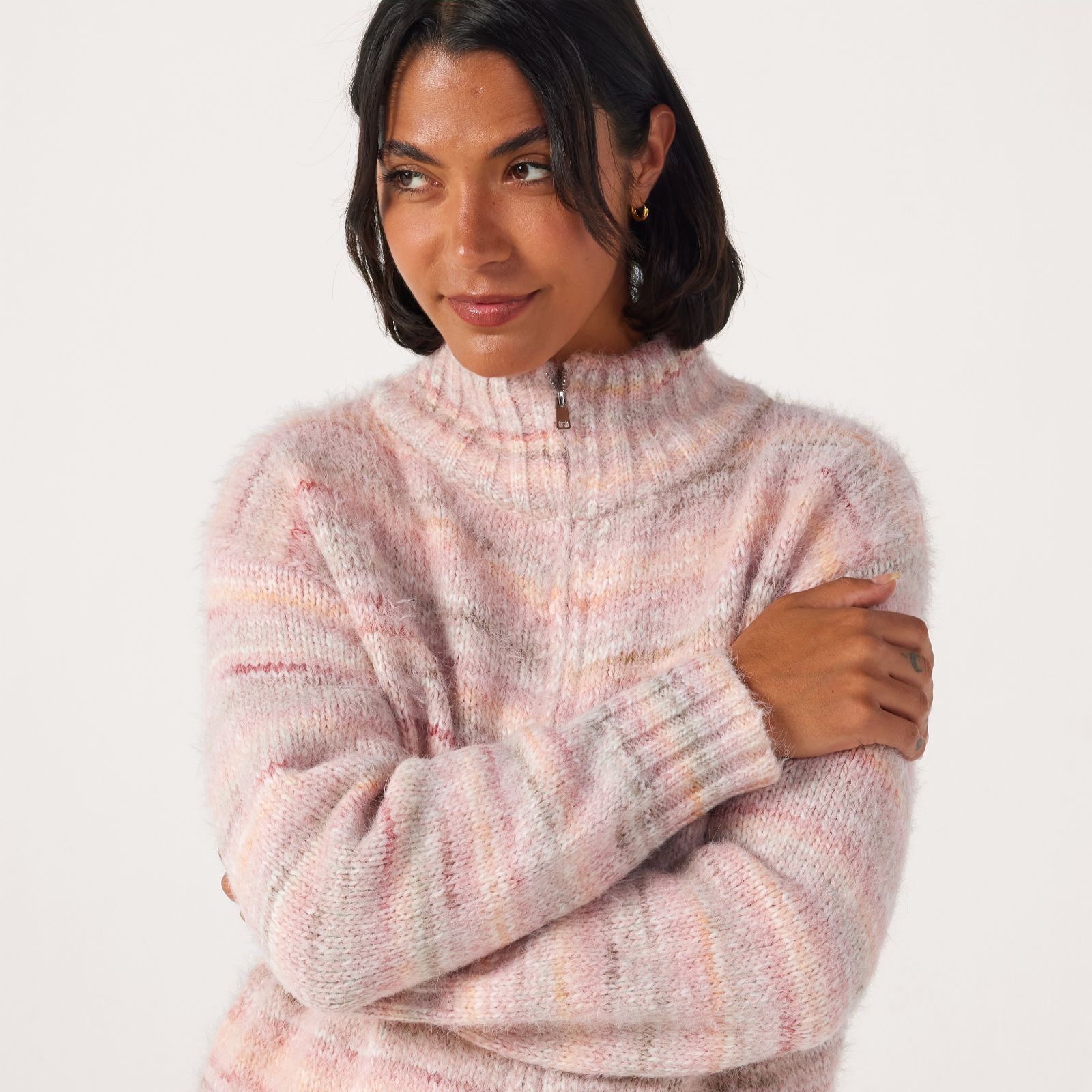 Izabel London Zip Through Cardigan