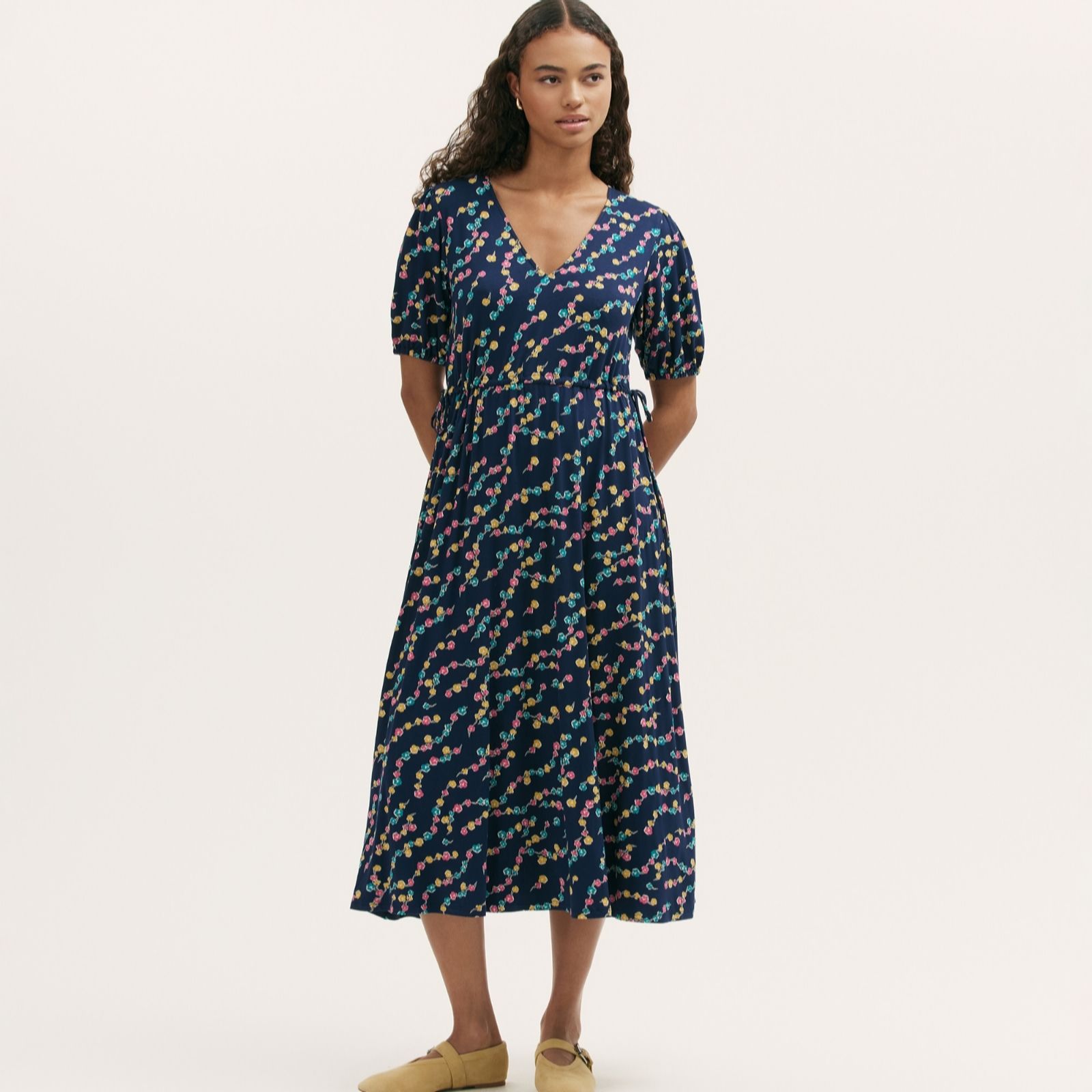 Finery London Hessa Viscose Stretch Jersey Print Dress