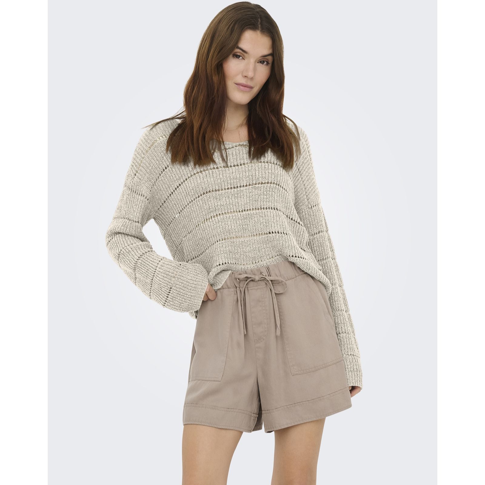 Only Pamela V-Neck Knitted Jumper
