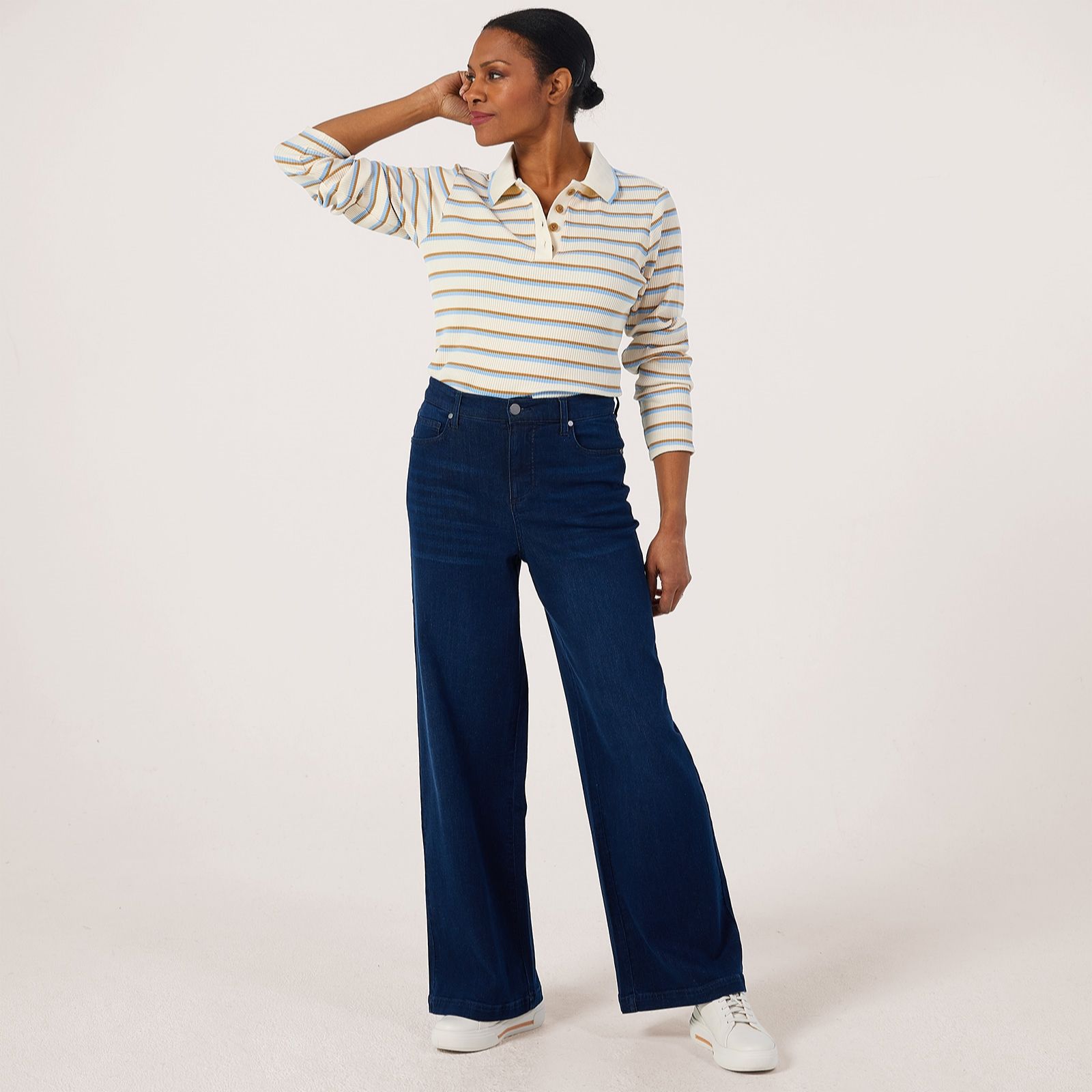 Ben De Lisi Wide Leg Jean Regular