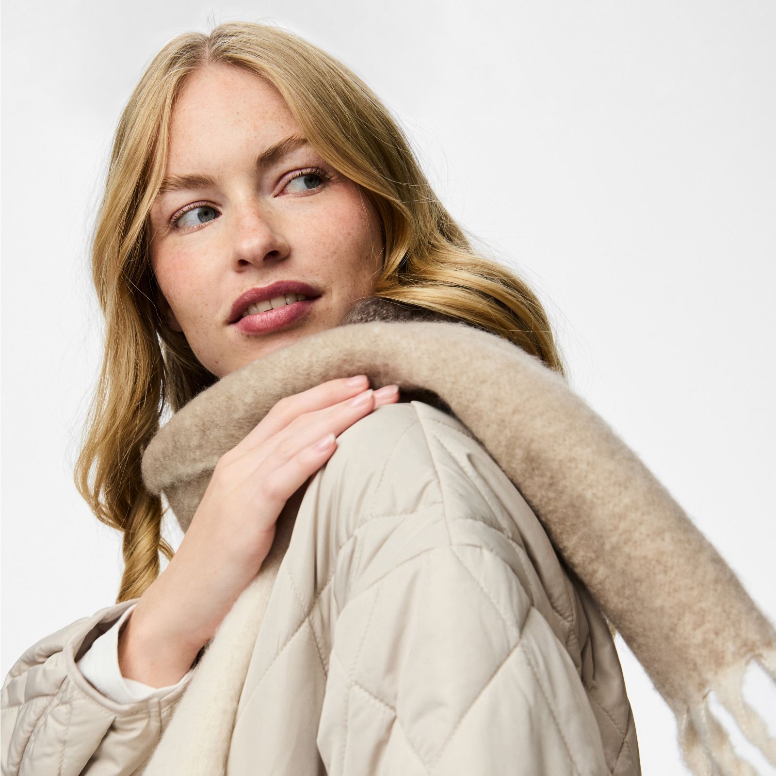 Pieces Bea Narrow Long Scarf