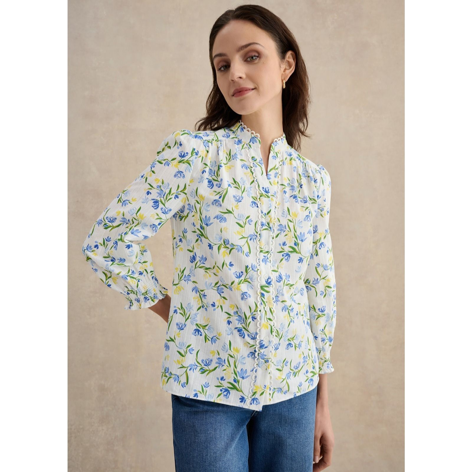Hobbs London Imelda Cotton Blouse