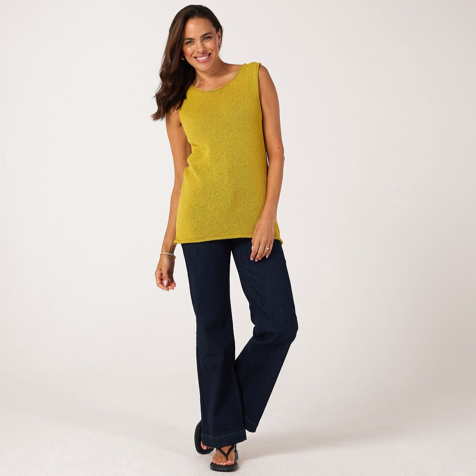 MarlaWynne Collection Sleeveless Knit Vest